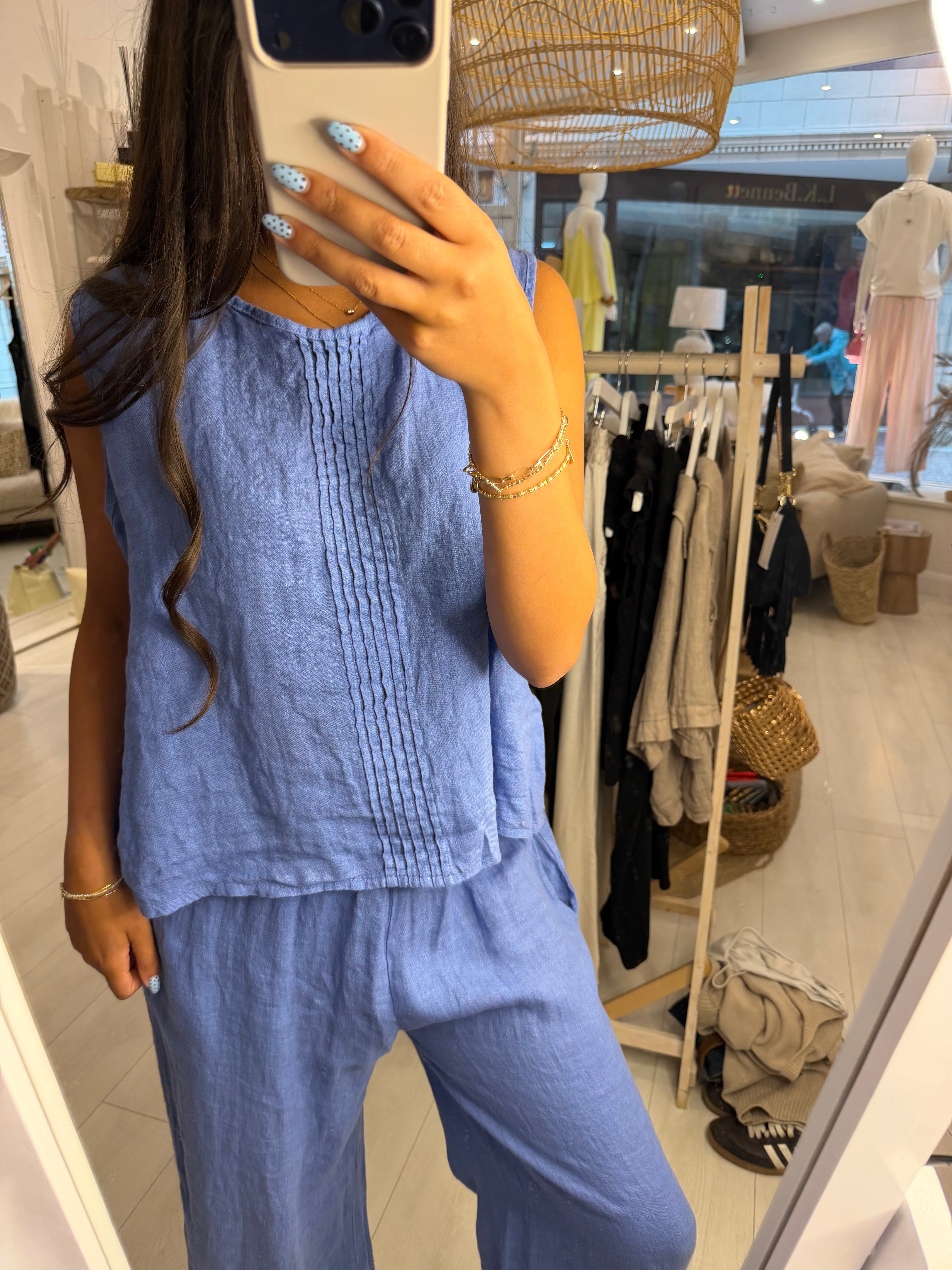 Polly Pleat Detail Top