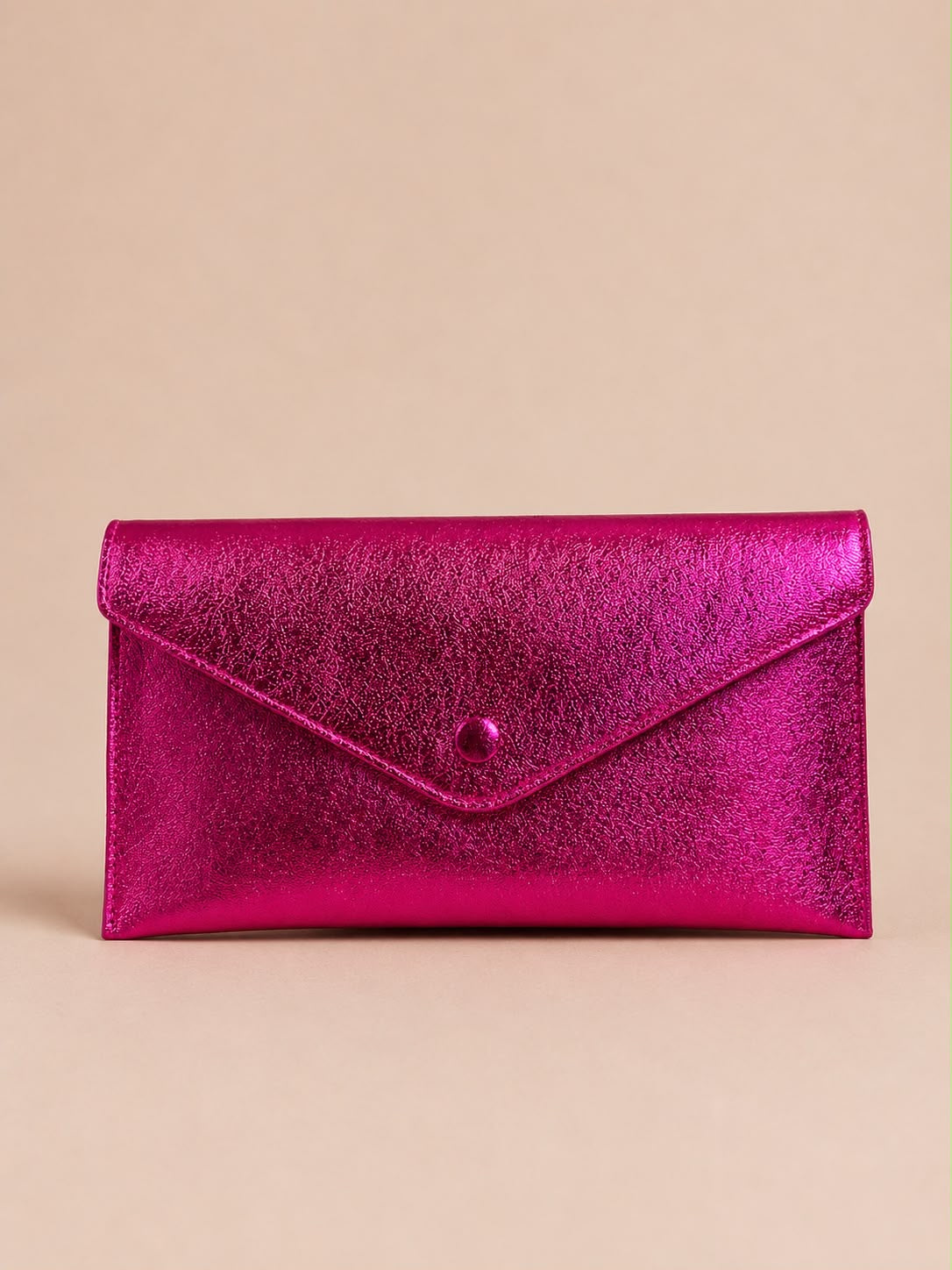 Alissa Envelope Leather Clutch