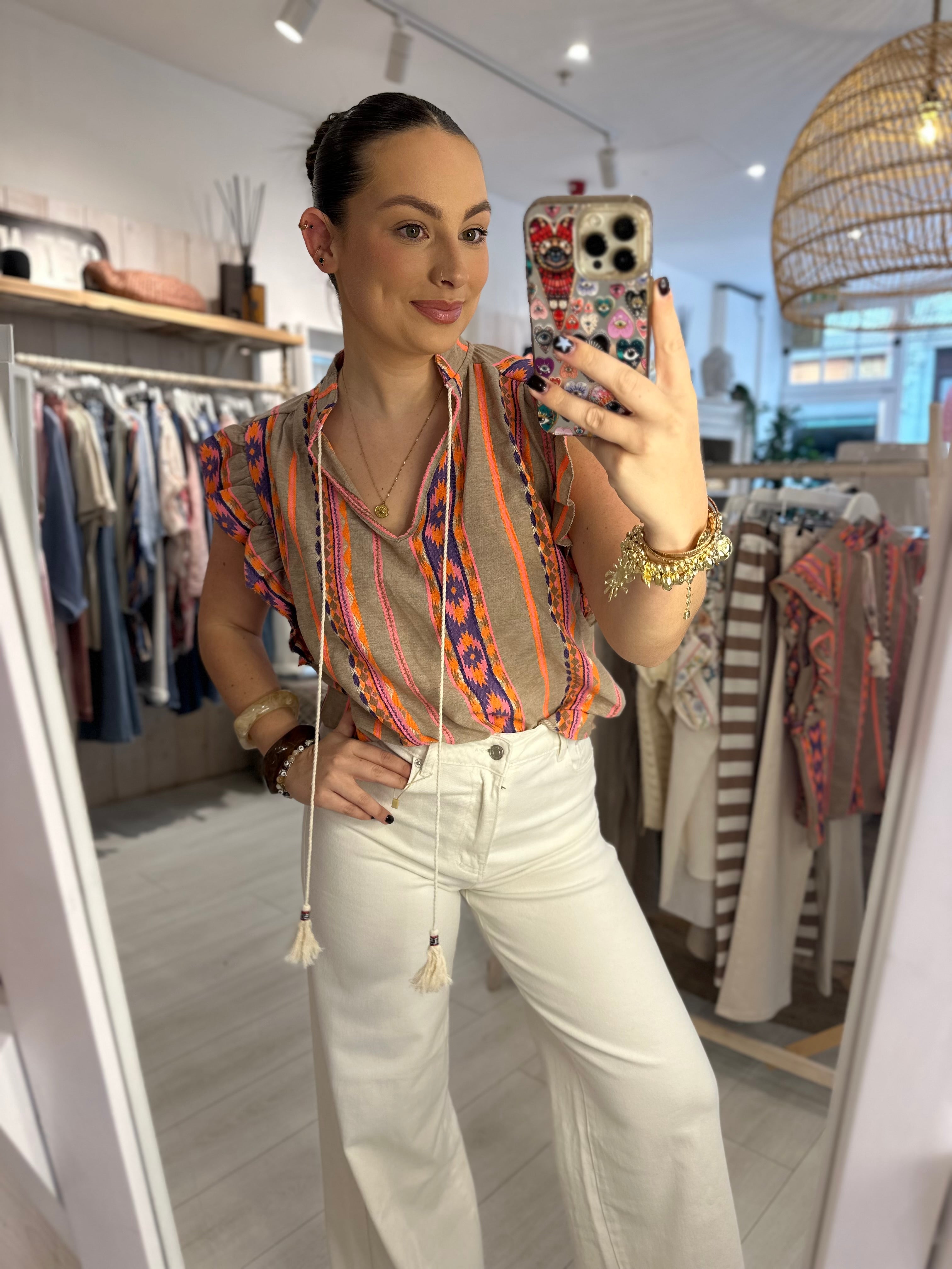 Selena Embroidered Shirt