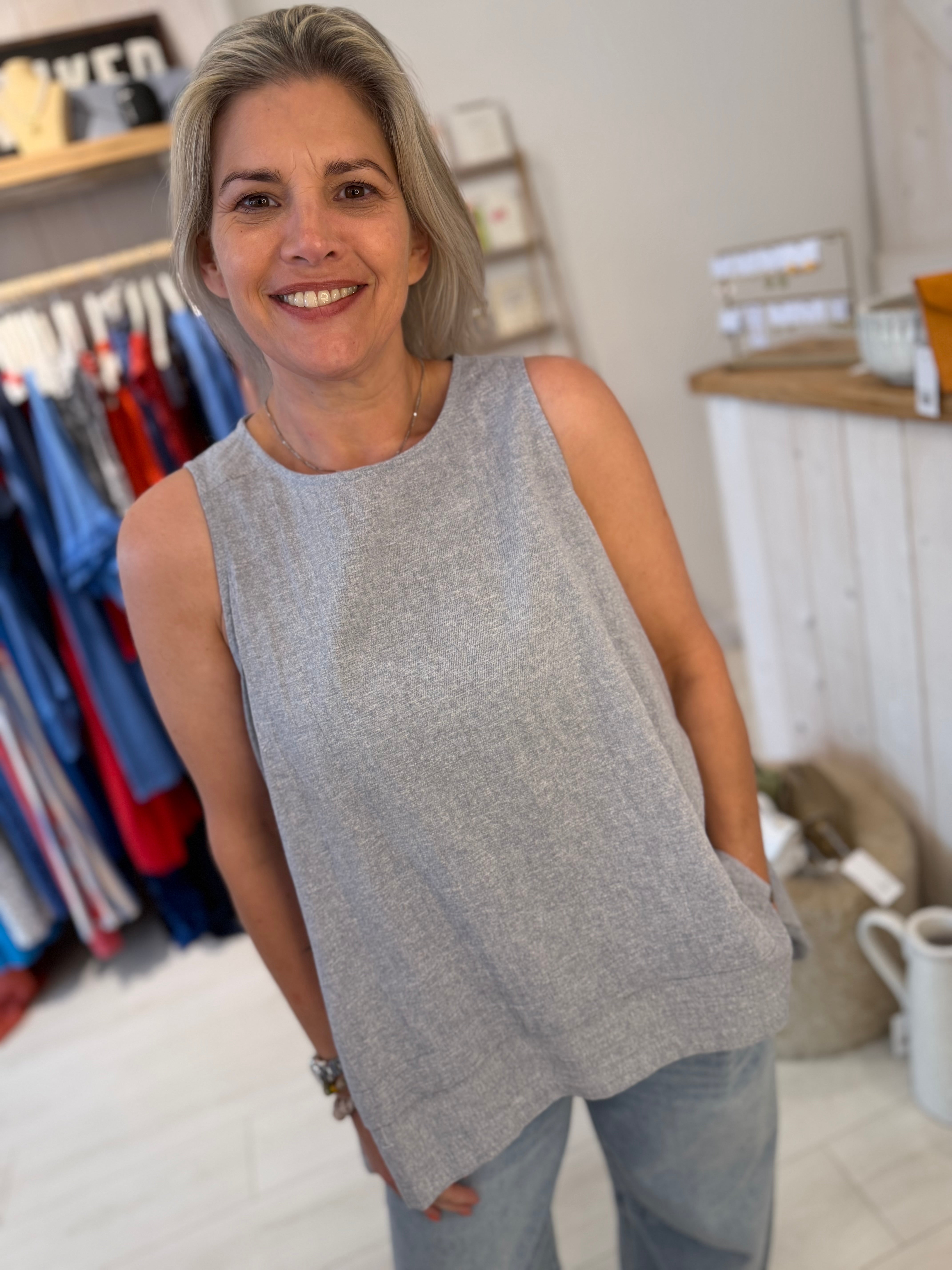 Chiara Linen Mix Vest