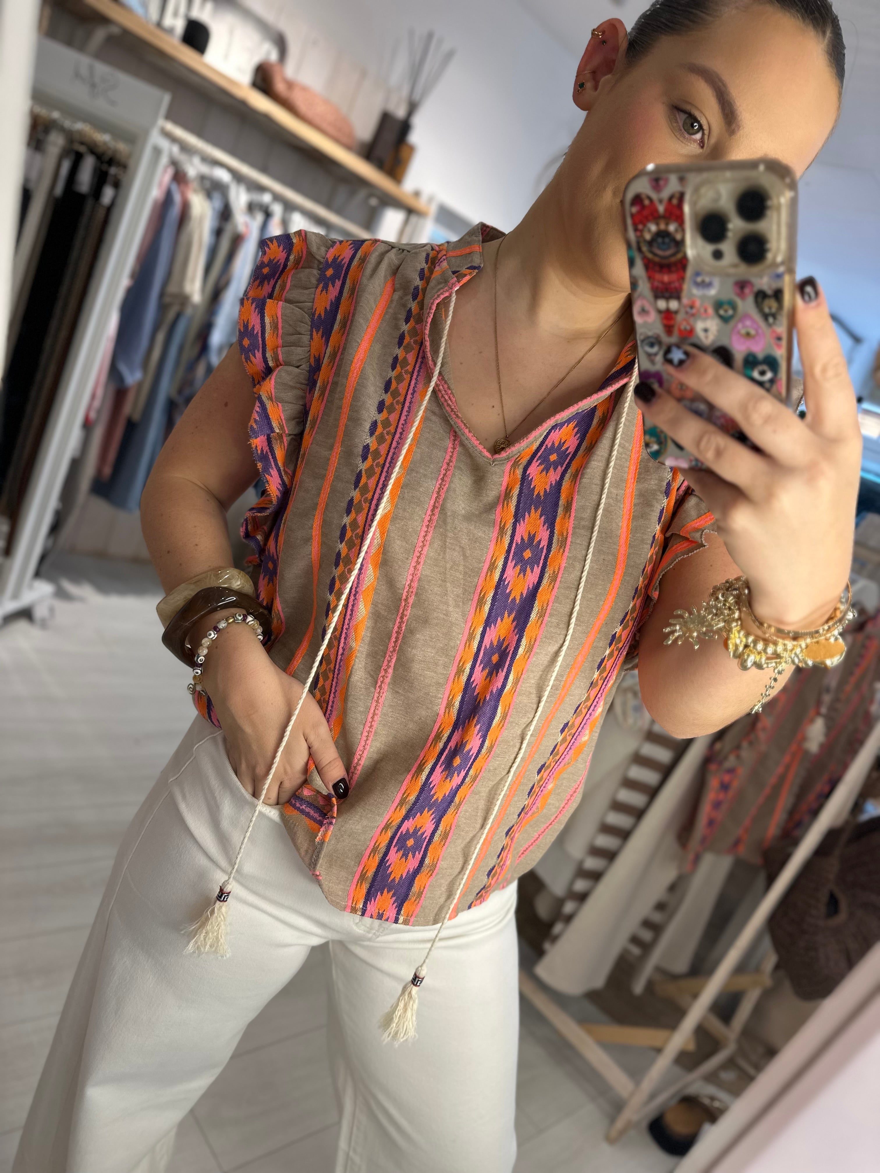 Selena Embroidered Shirt
