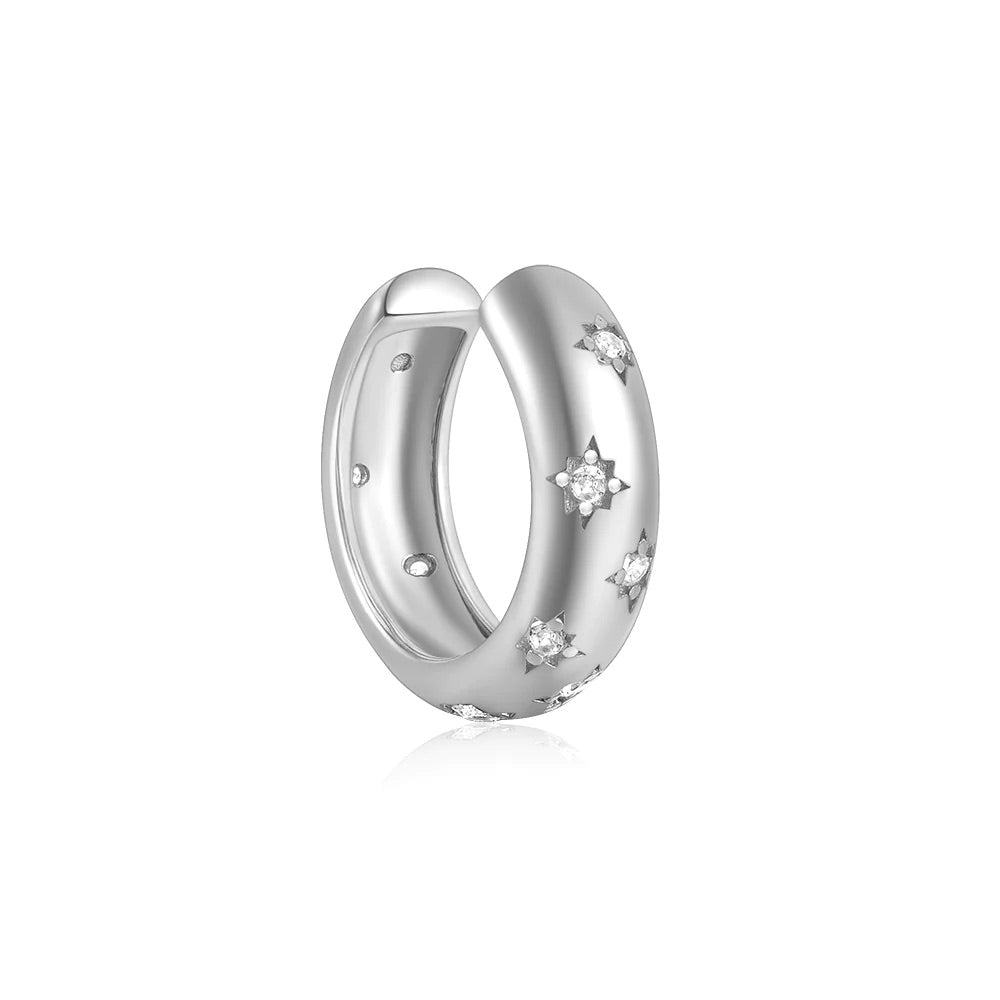 Compass star ear cuff