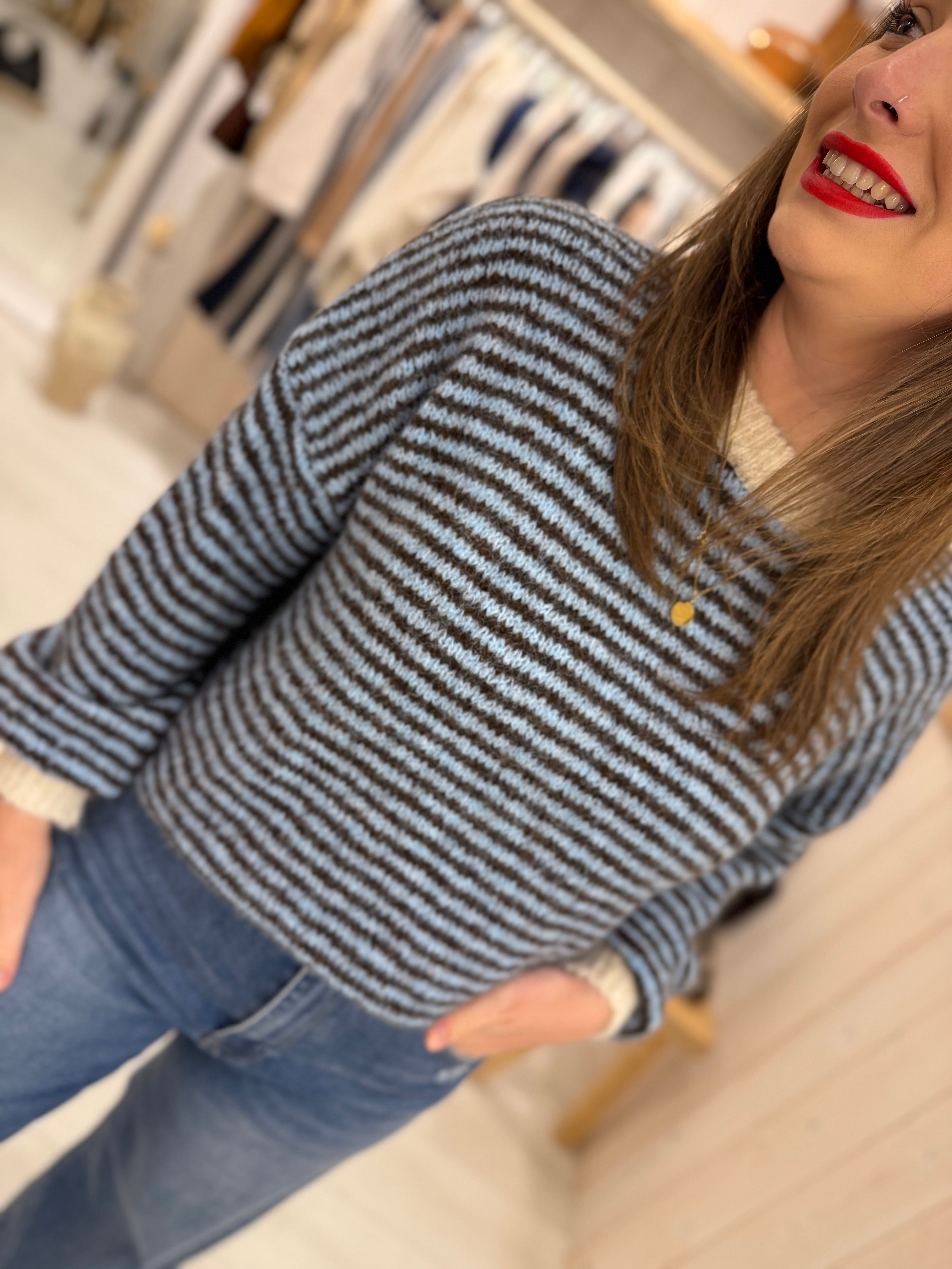 Thalia Stripe Knit