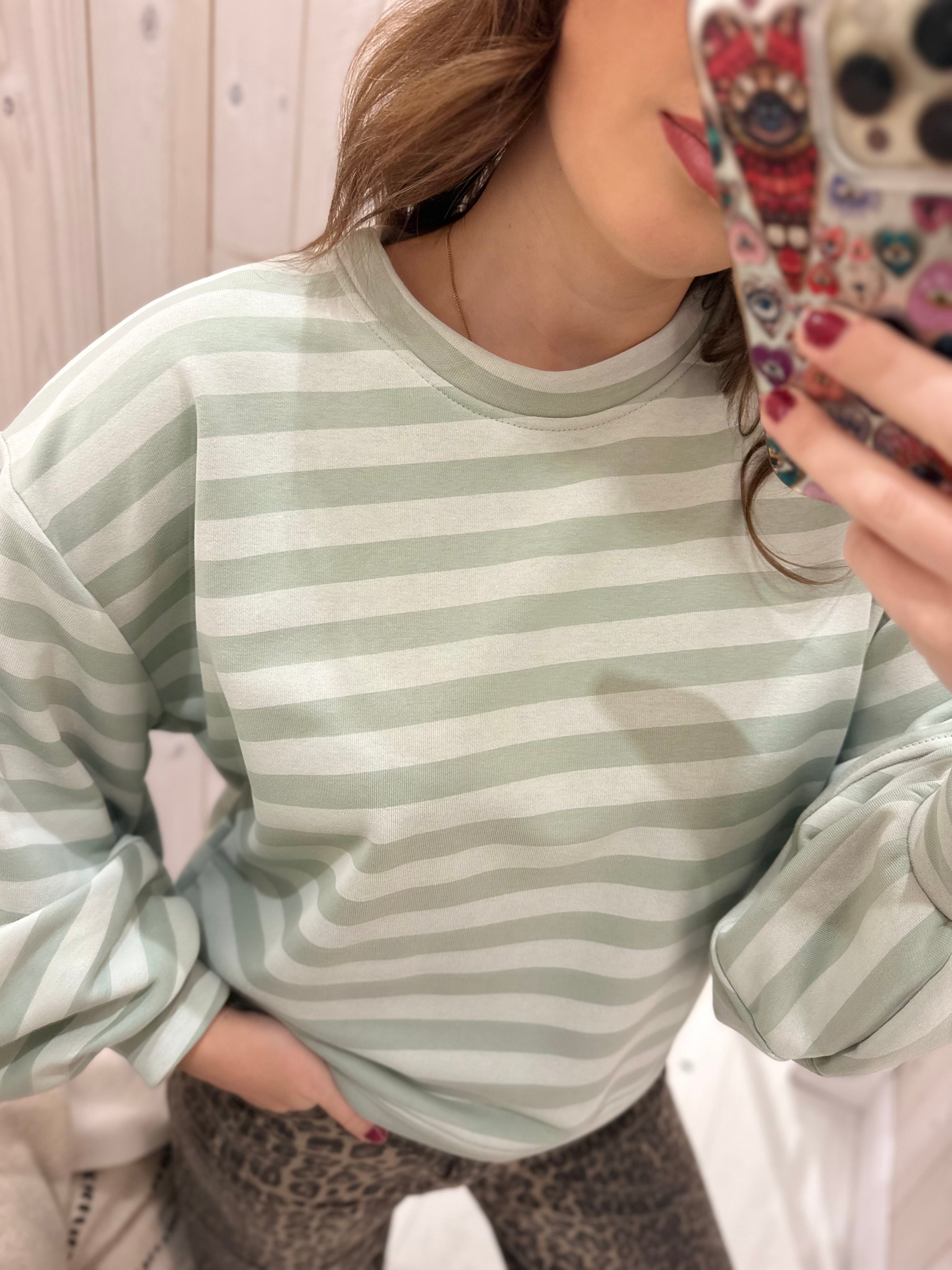 Pippa Striped Sweatshirt