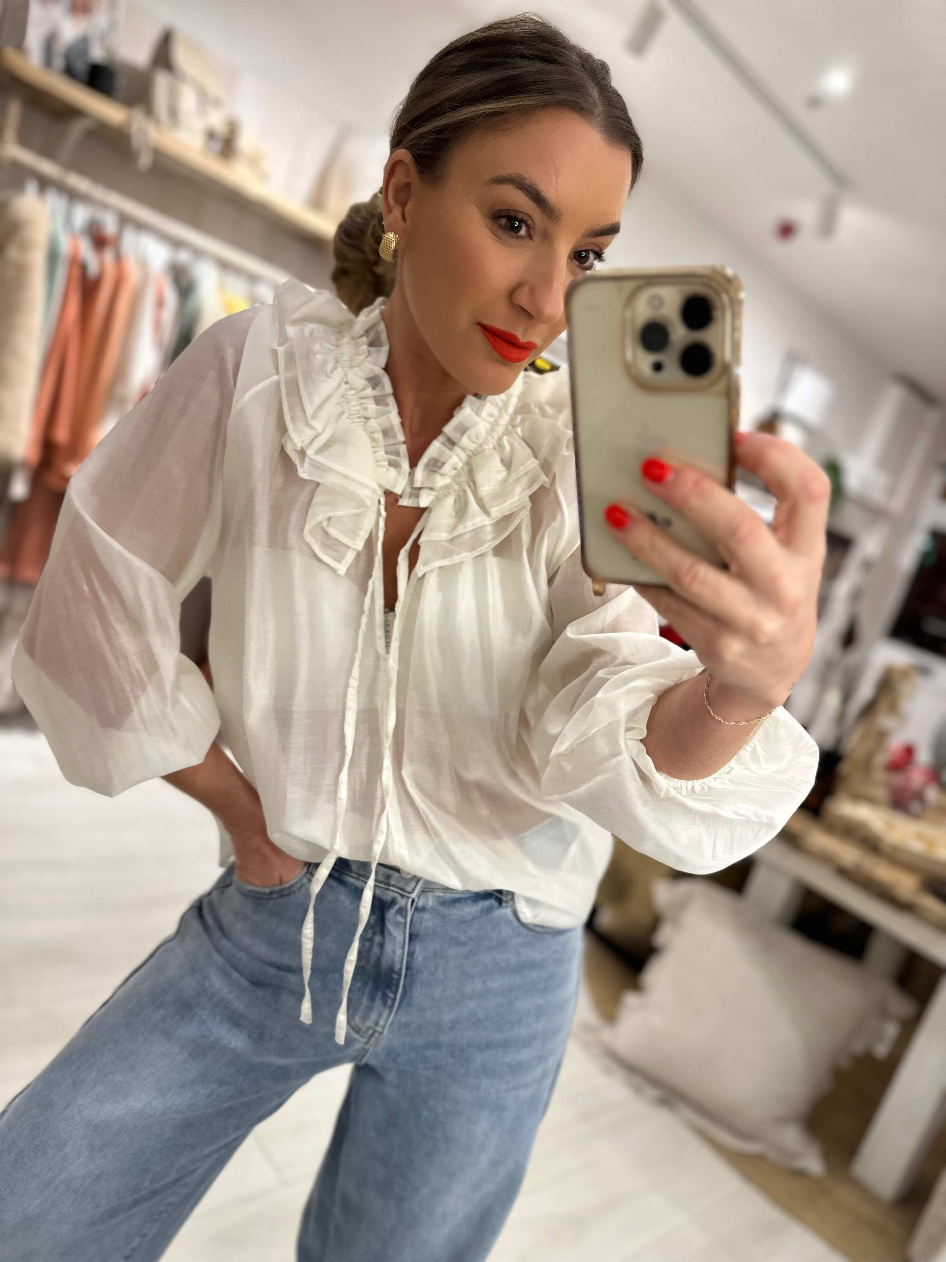 Pollyanna Frill Blouse