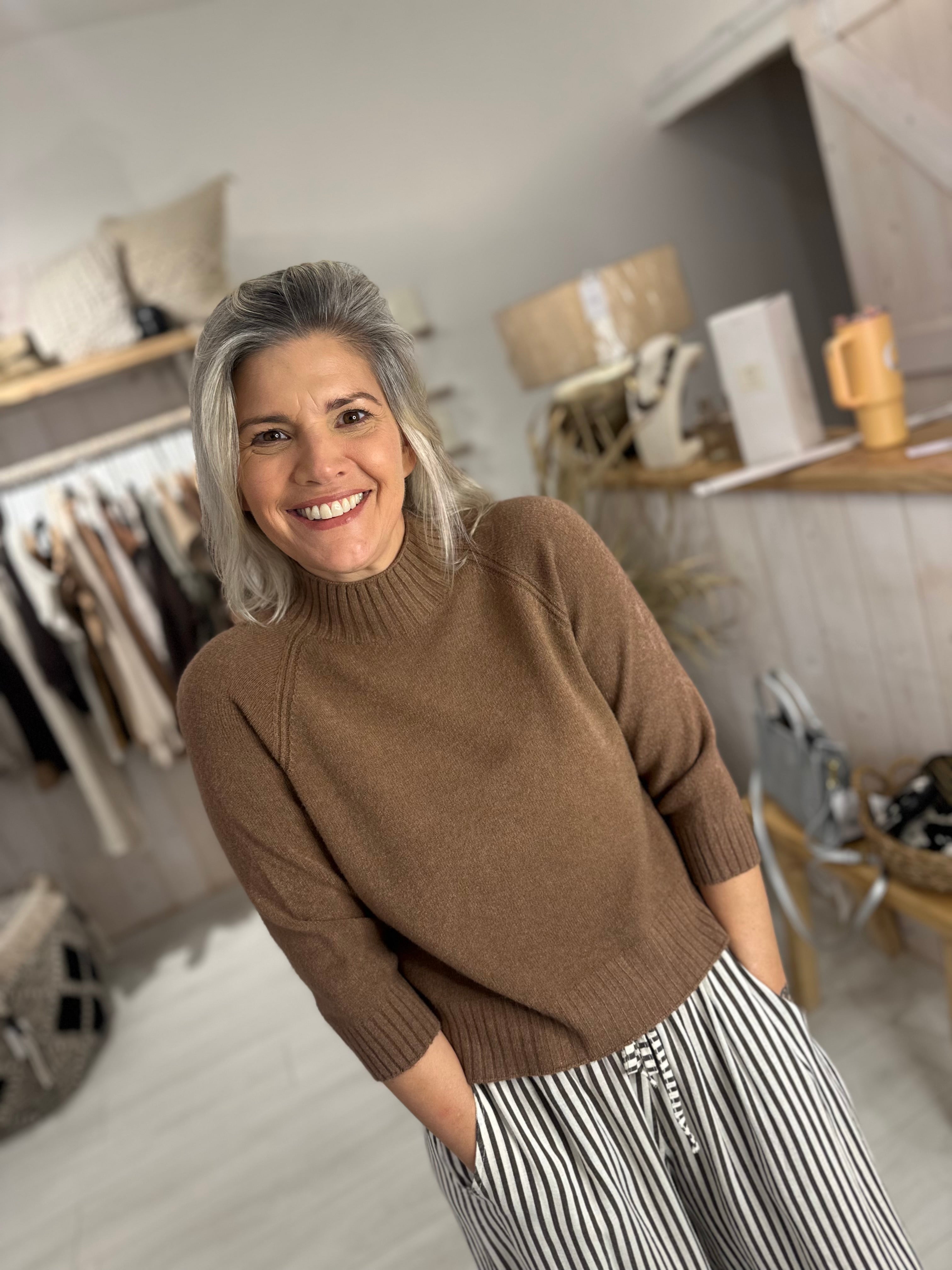 Luxe Jennie Ribbed Edge Knit