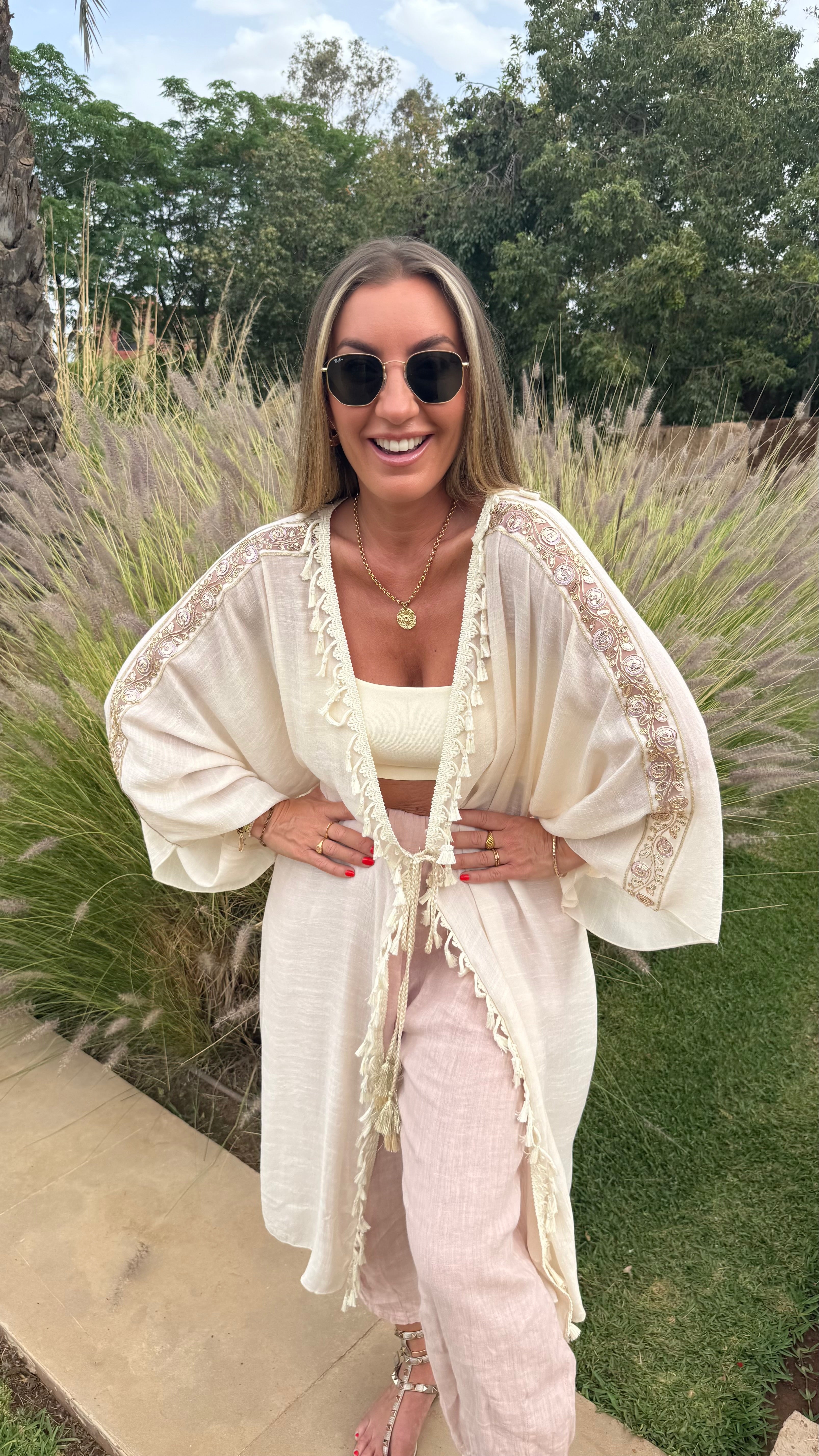 Adelina Tassel Kimono