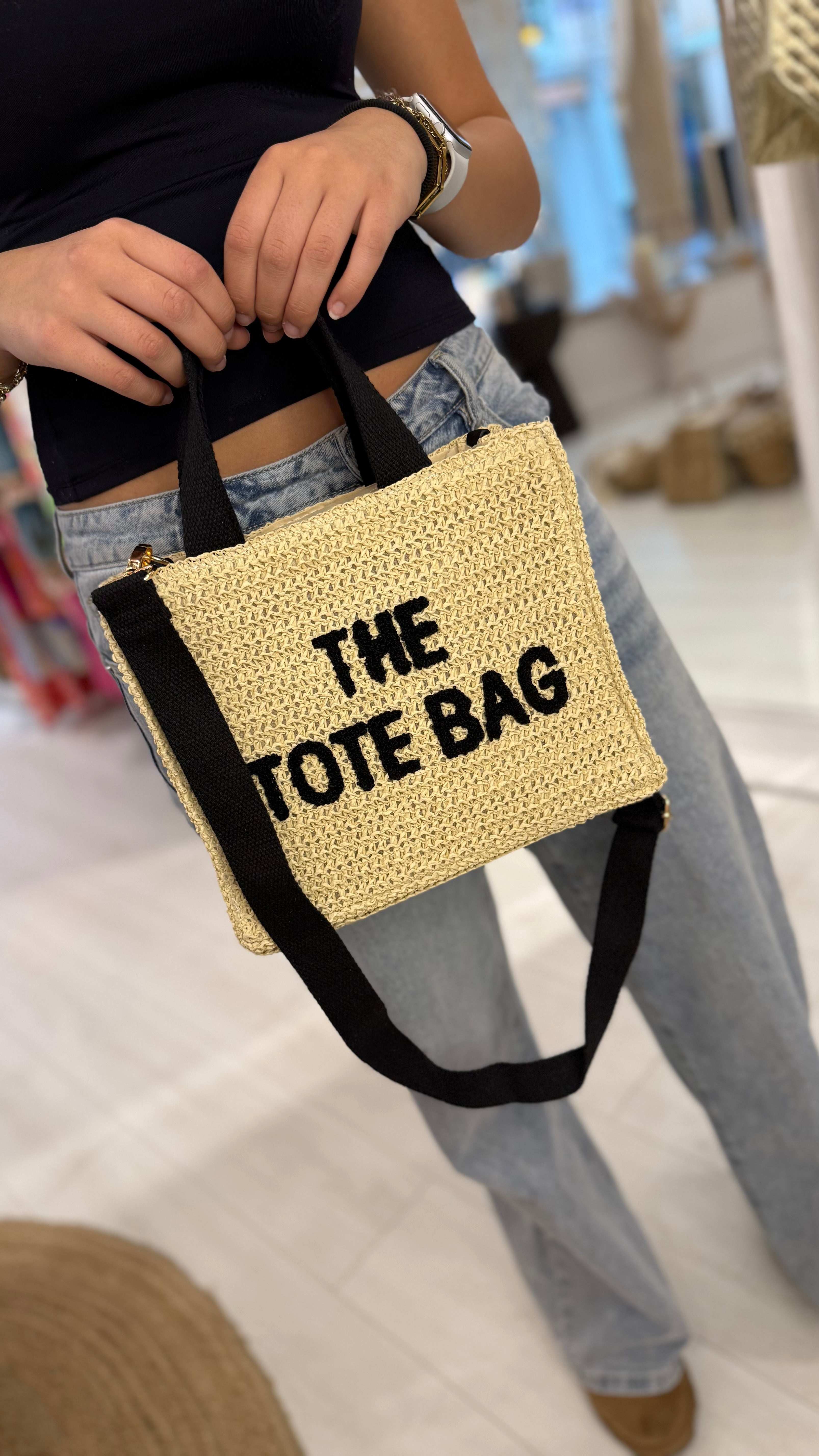 The Straw Tote Bag