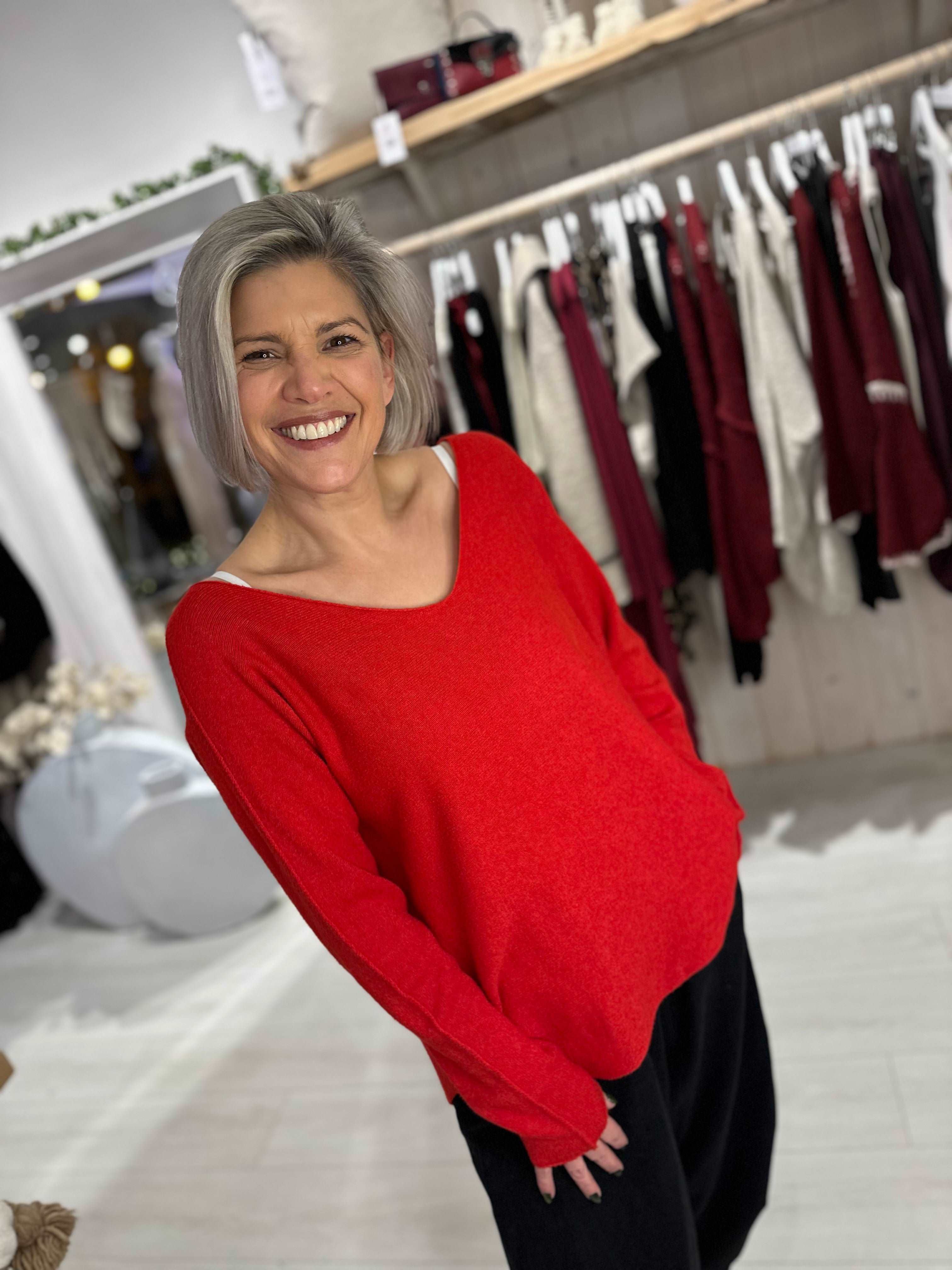 V-Neck Soft 'Made In Italy' Knit