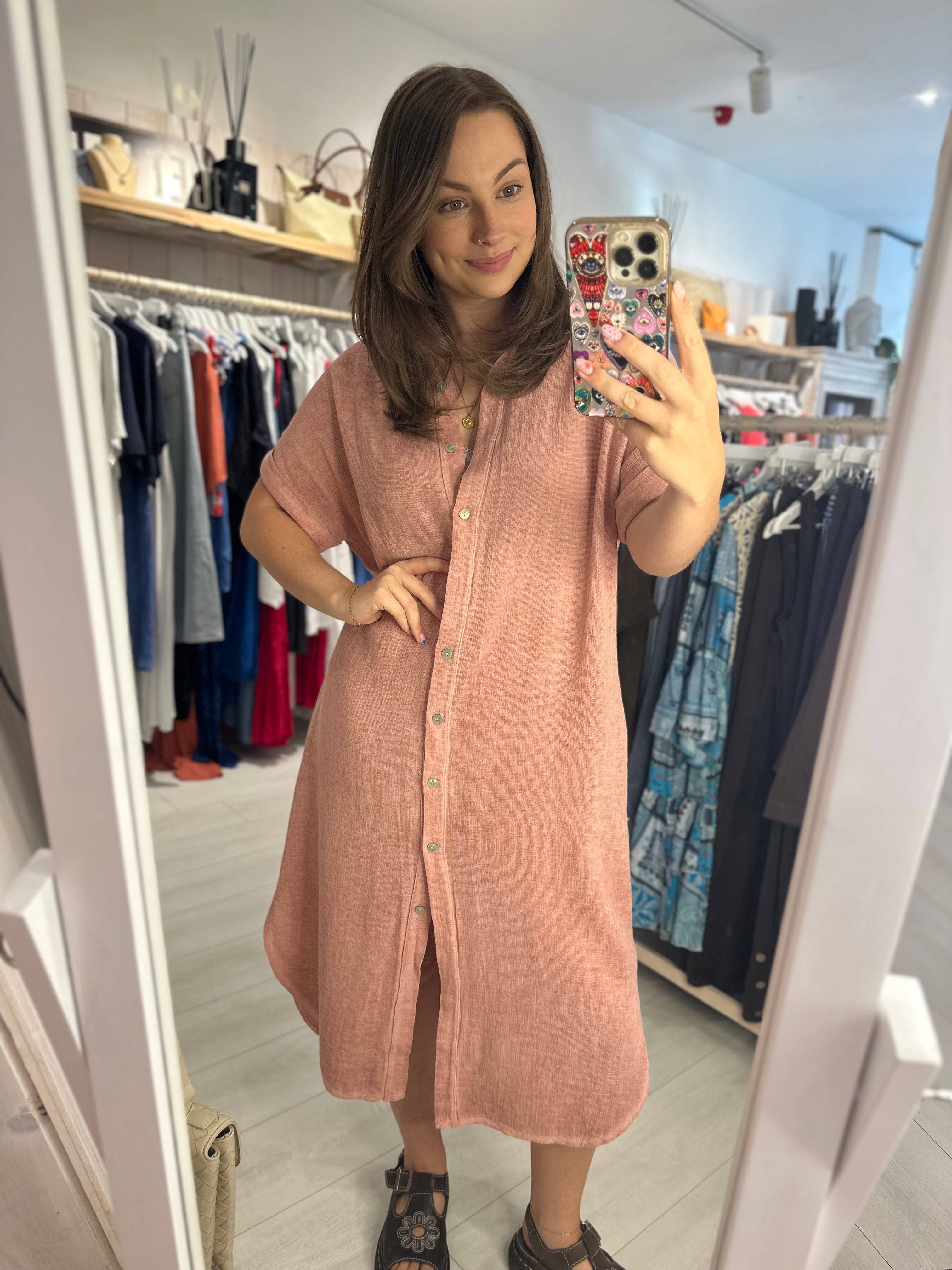 Carly Cheesecloth Midi Dress