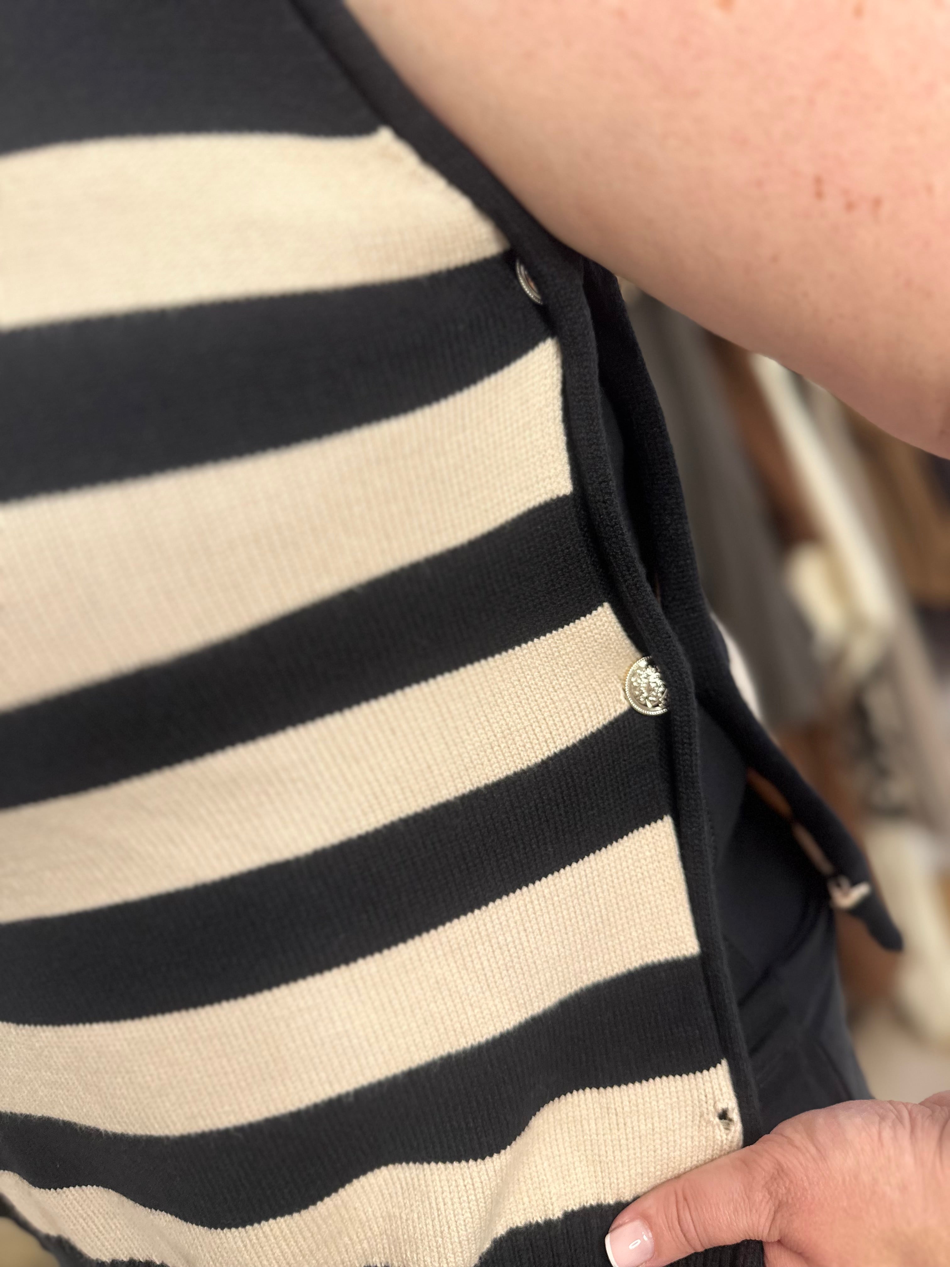 Genevieve Striped Waistcoat