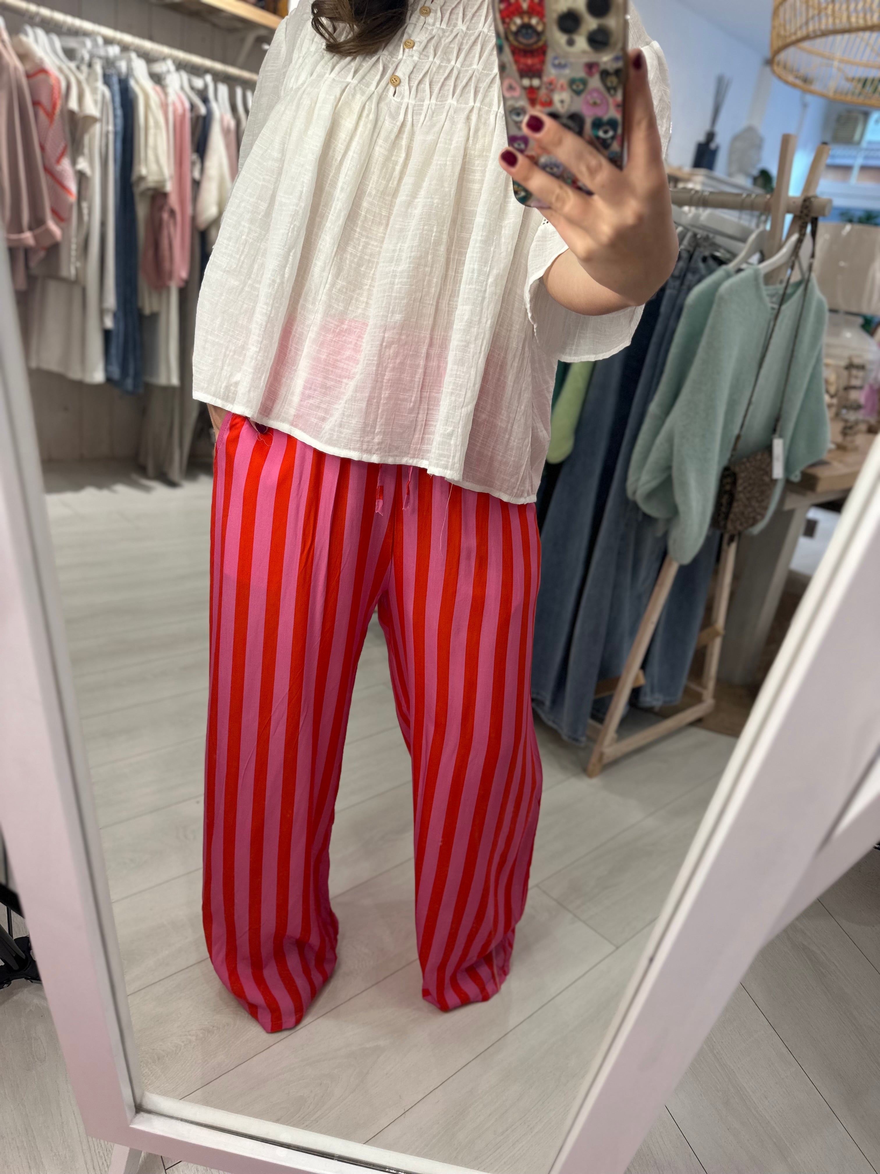 Clara Stripe Wide Legs