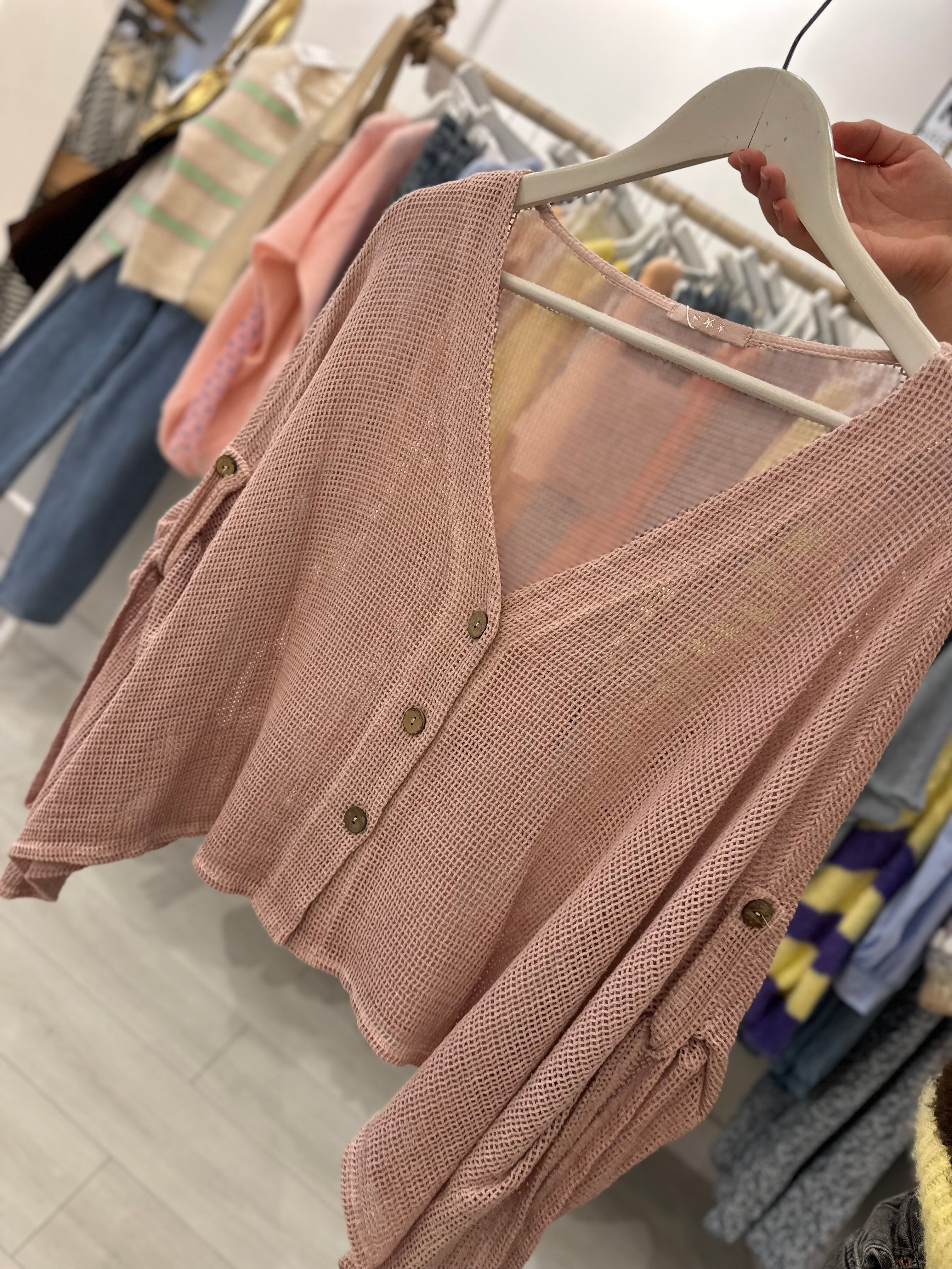 Fallon Loose Knit Cardigan