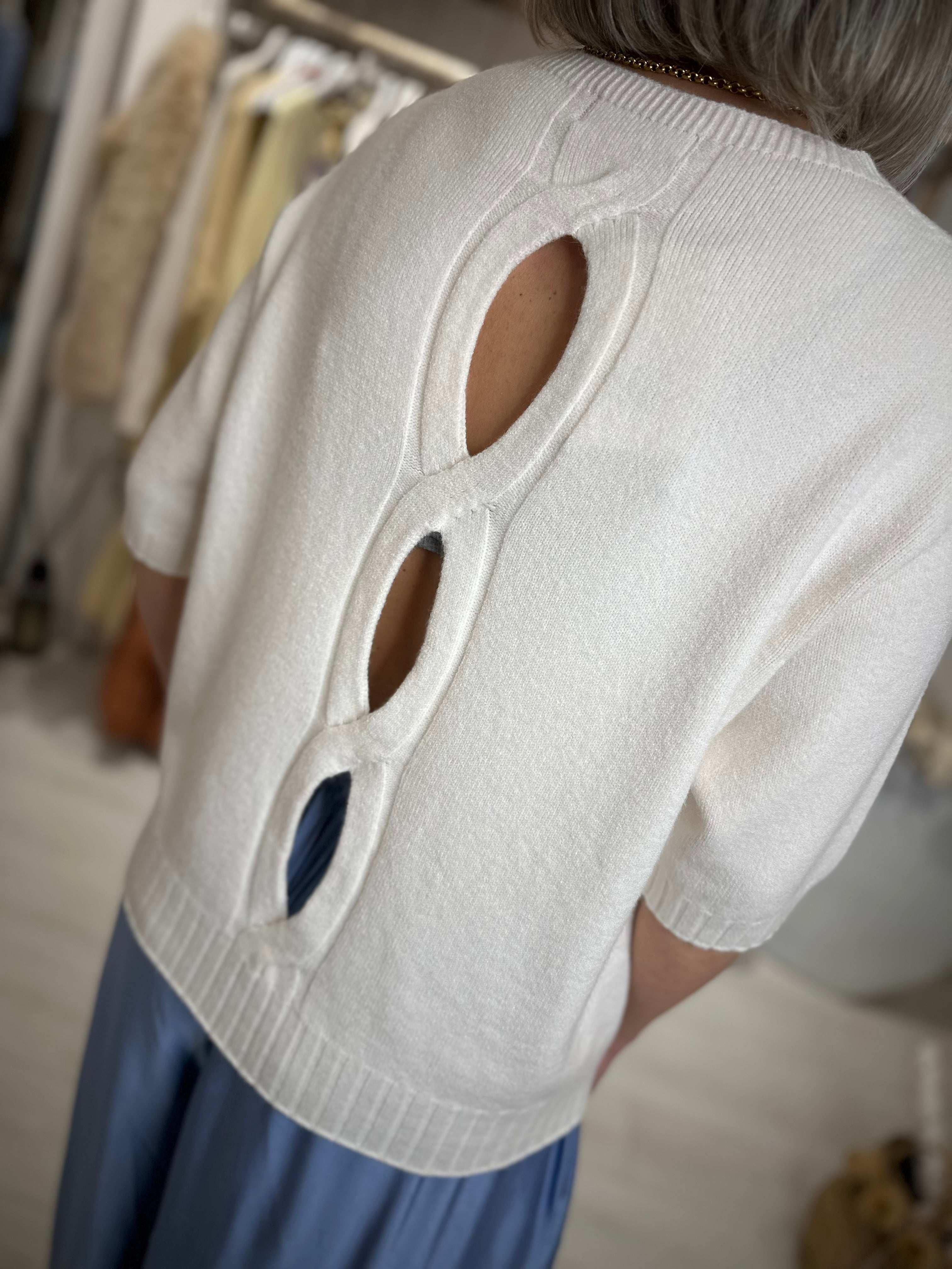 Luxe Open Back Detail Knit