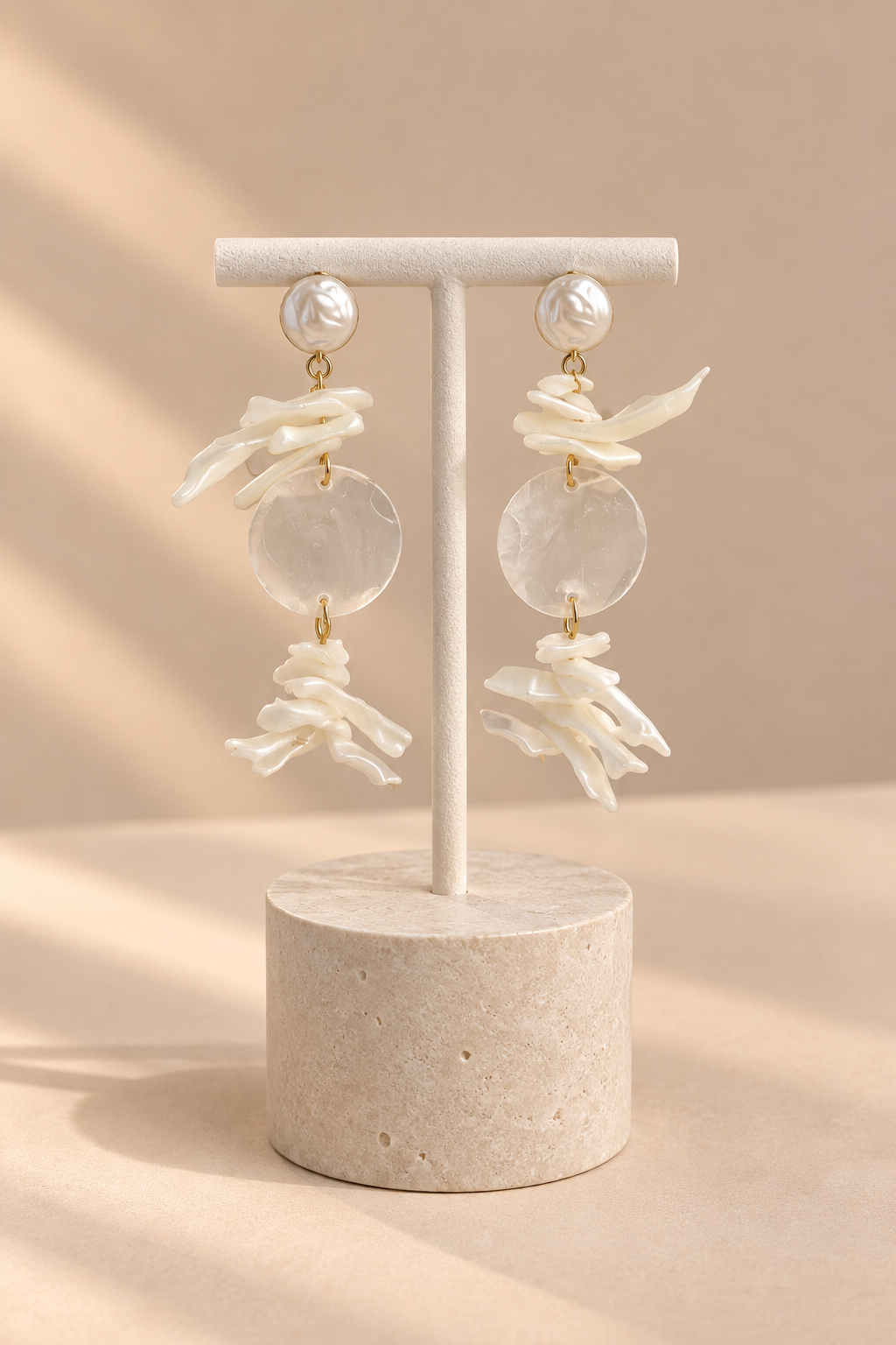 Josie Mother of Pearl Dangle Earring