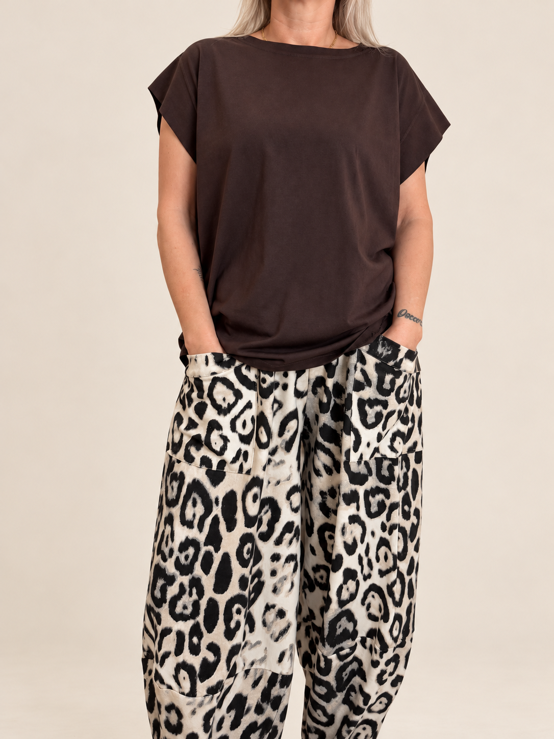 Leo Leopard Pocketed Cocoons