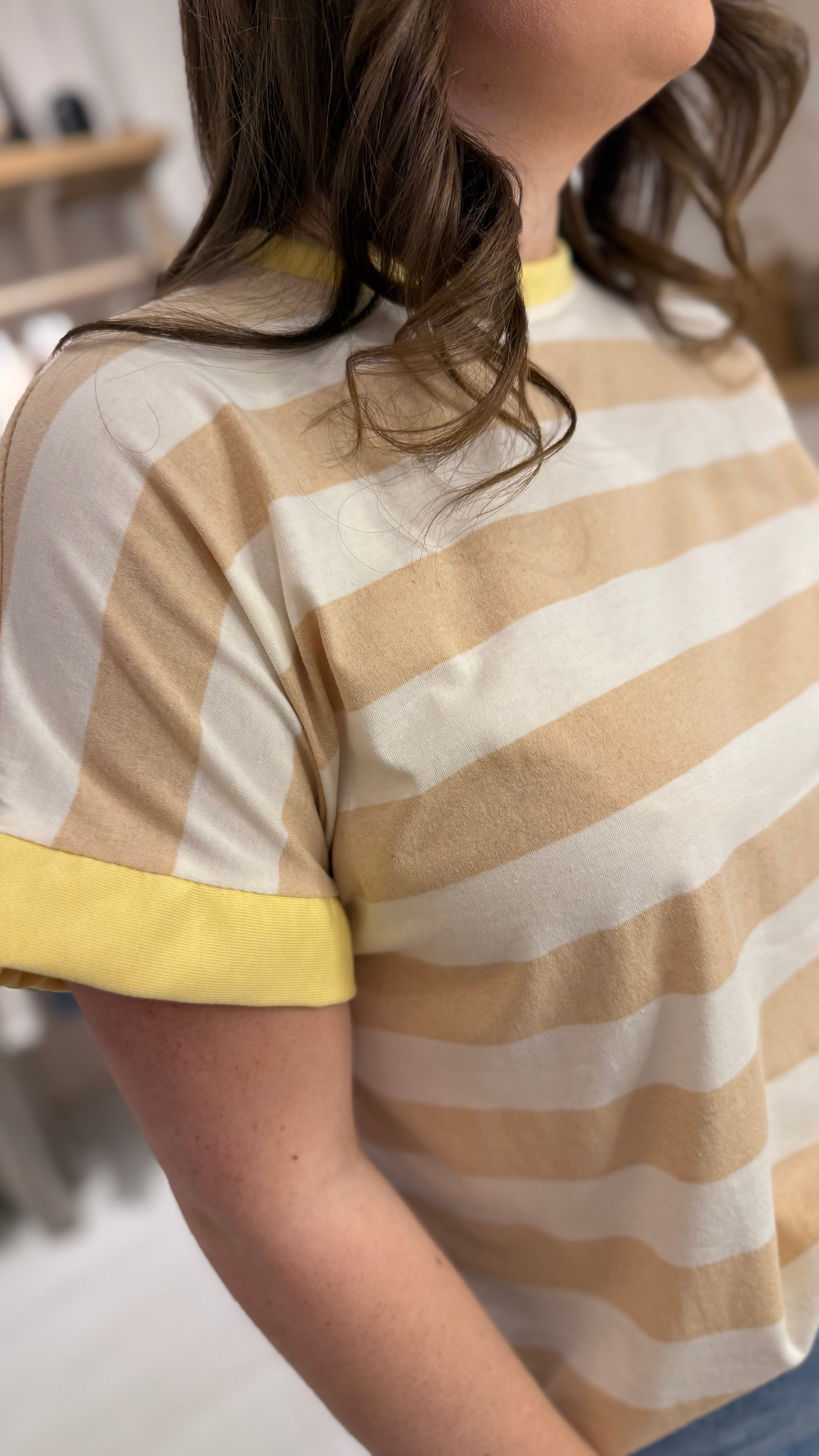 Angie Stripe Tee
