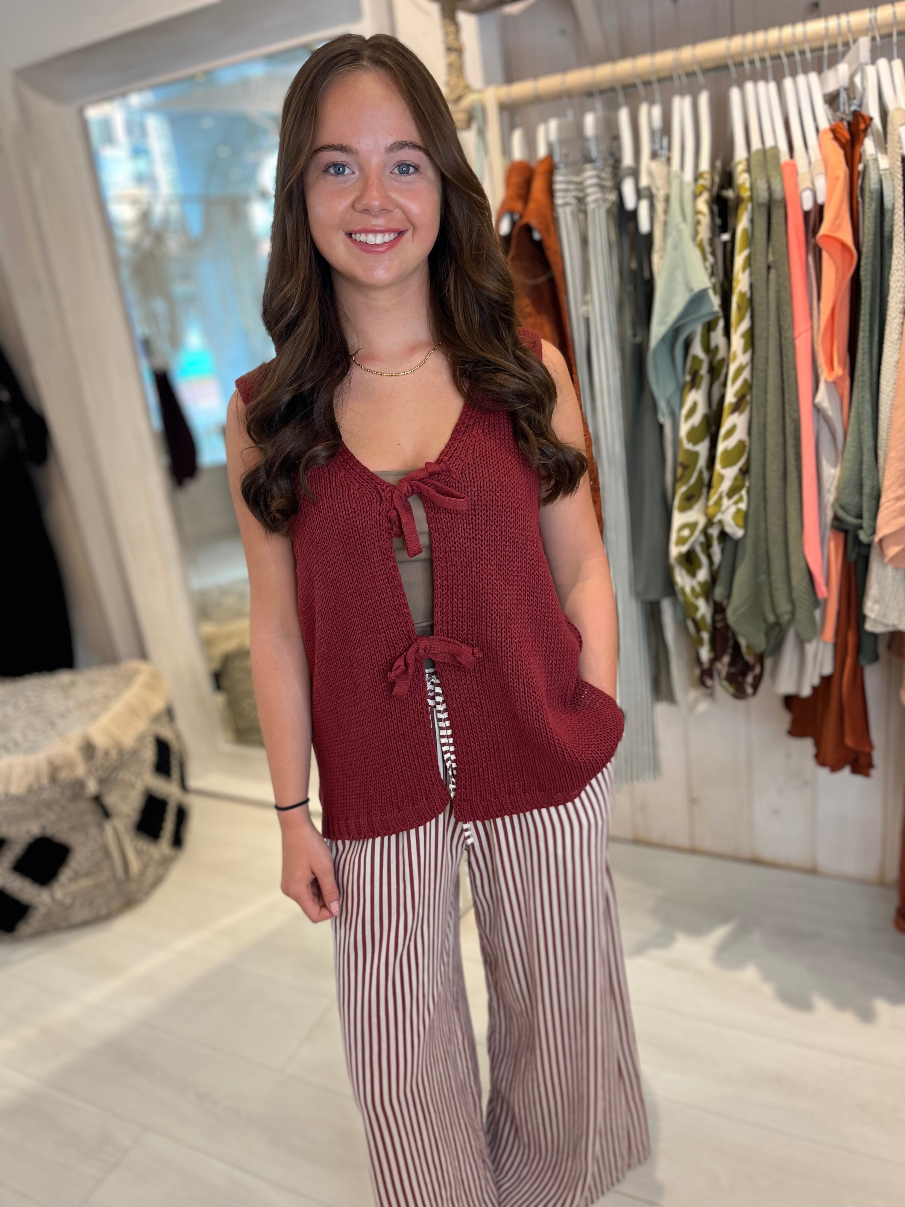 Thea Knitted Waistcoat