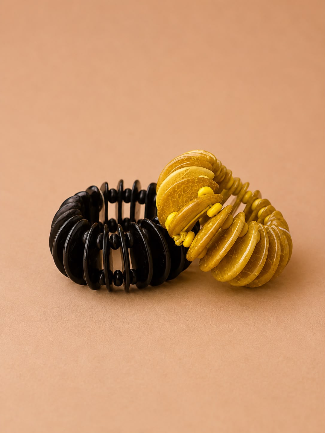 Jo Wooden Elasticated Bracelet