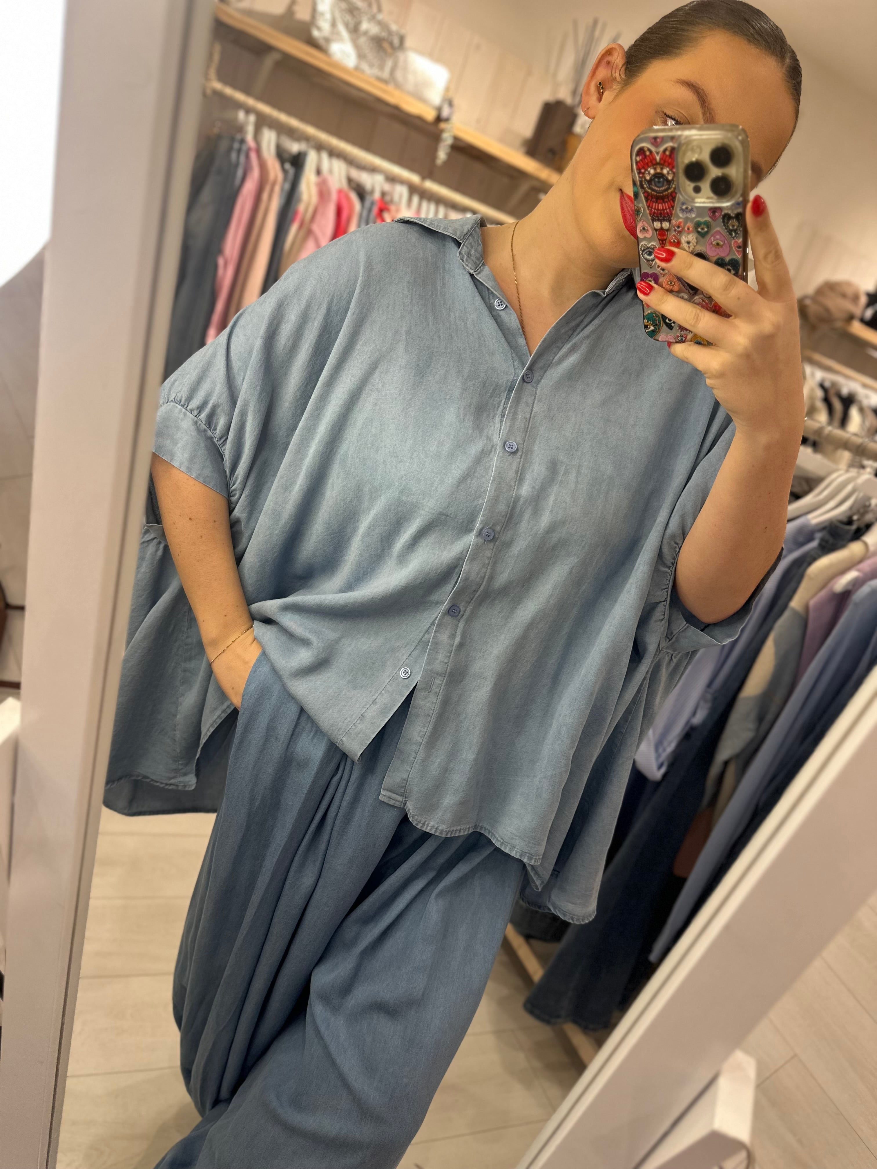 Joey Lightweight Denim Shirt