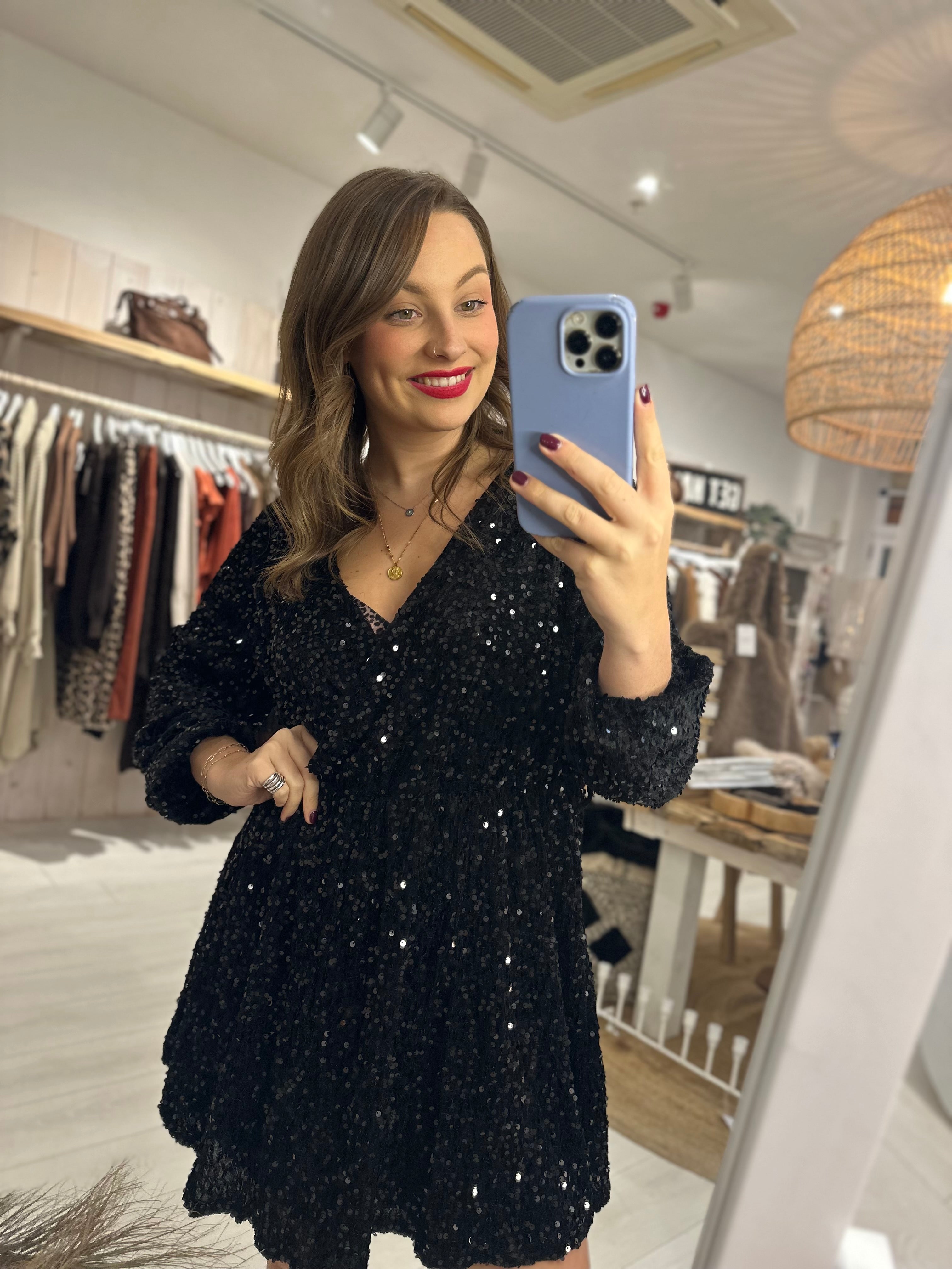 Romy Sequin Party dress