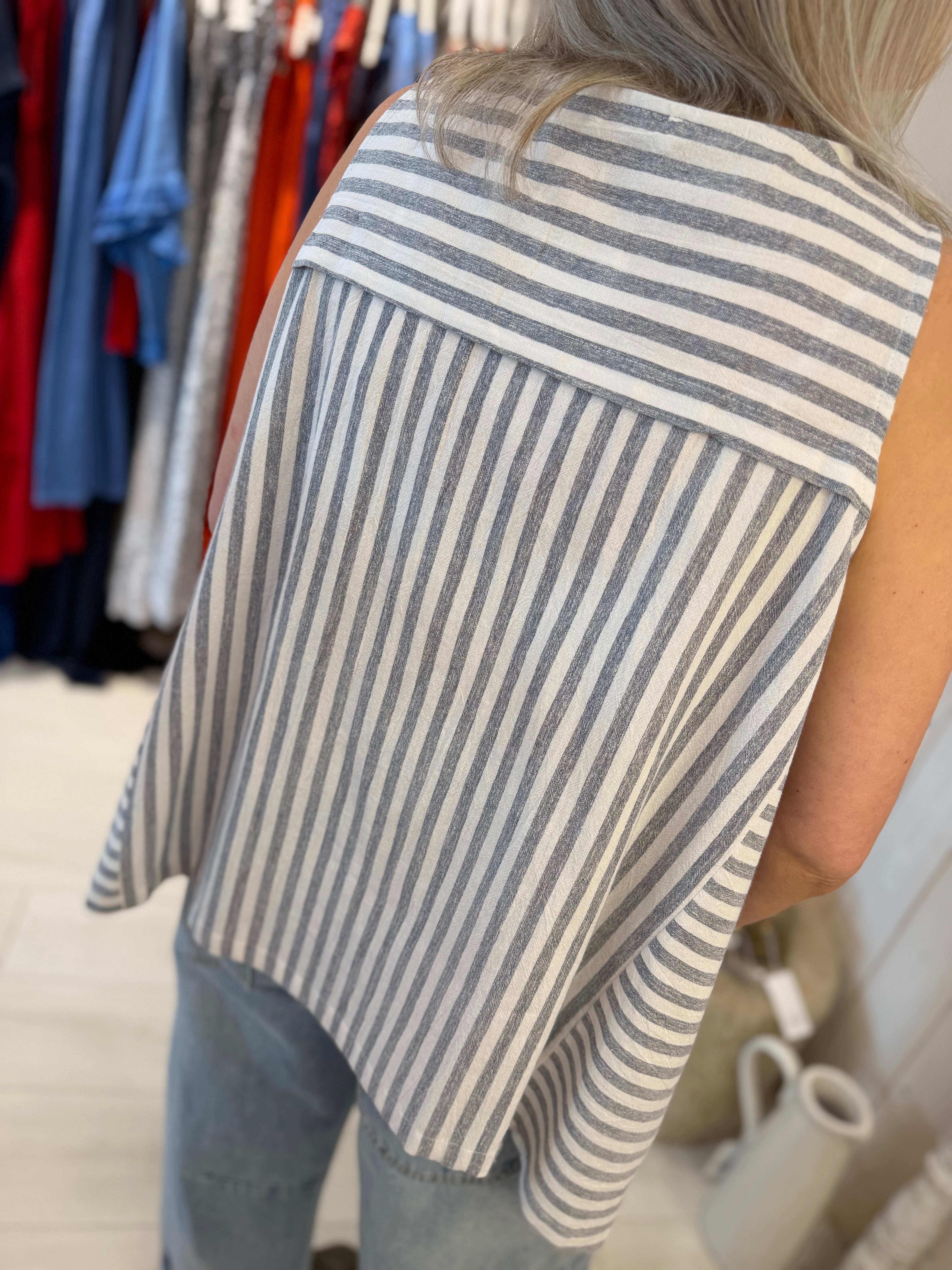 Chiara Linen Mix Vest