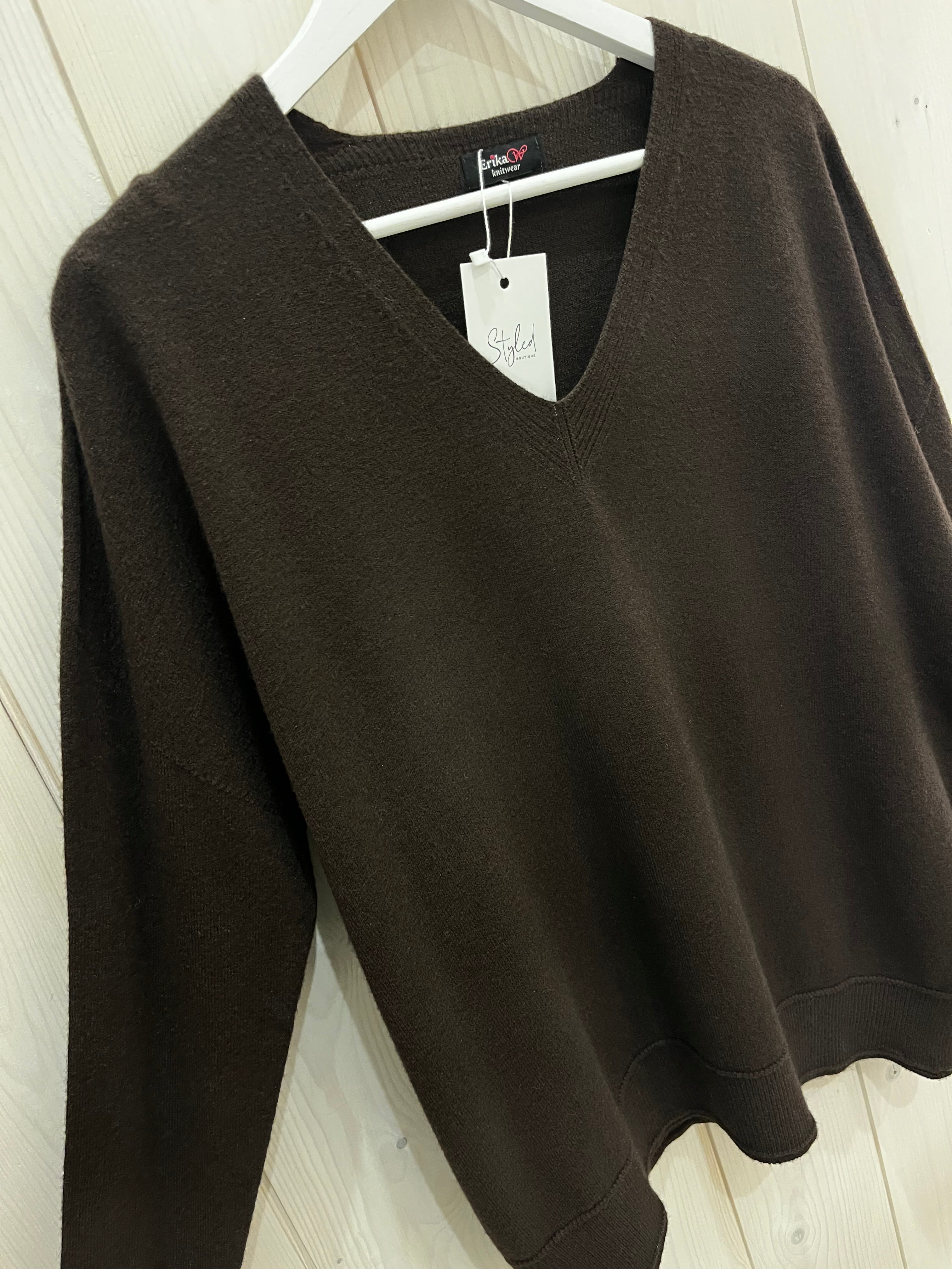 Luxe Arabella V-Neck Knit