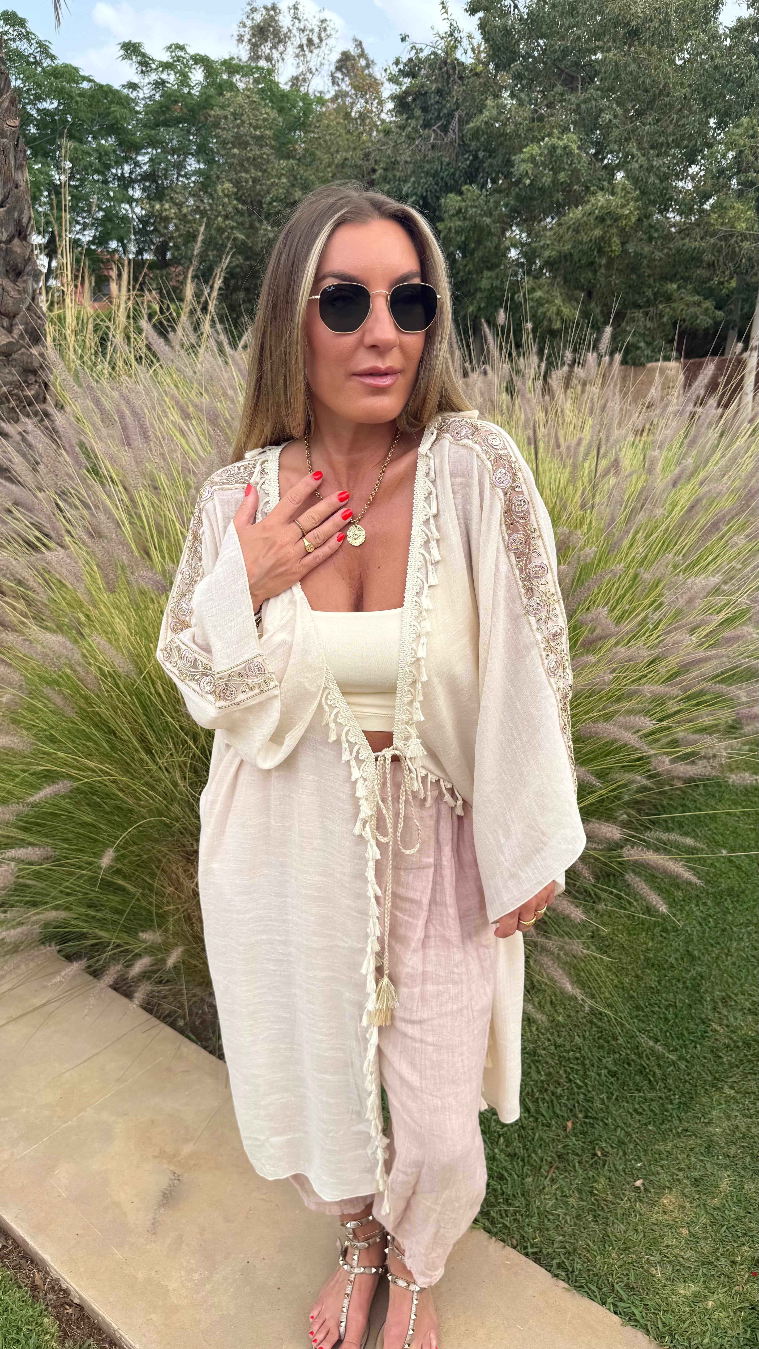Adelina Tassel Kimono