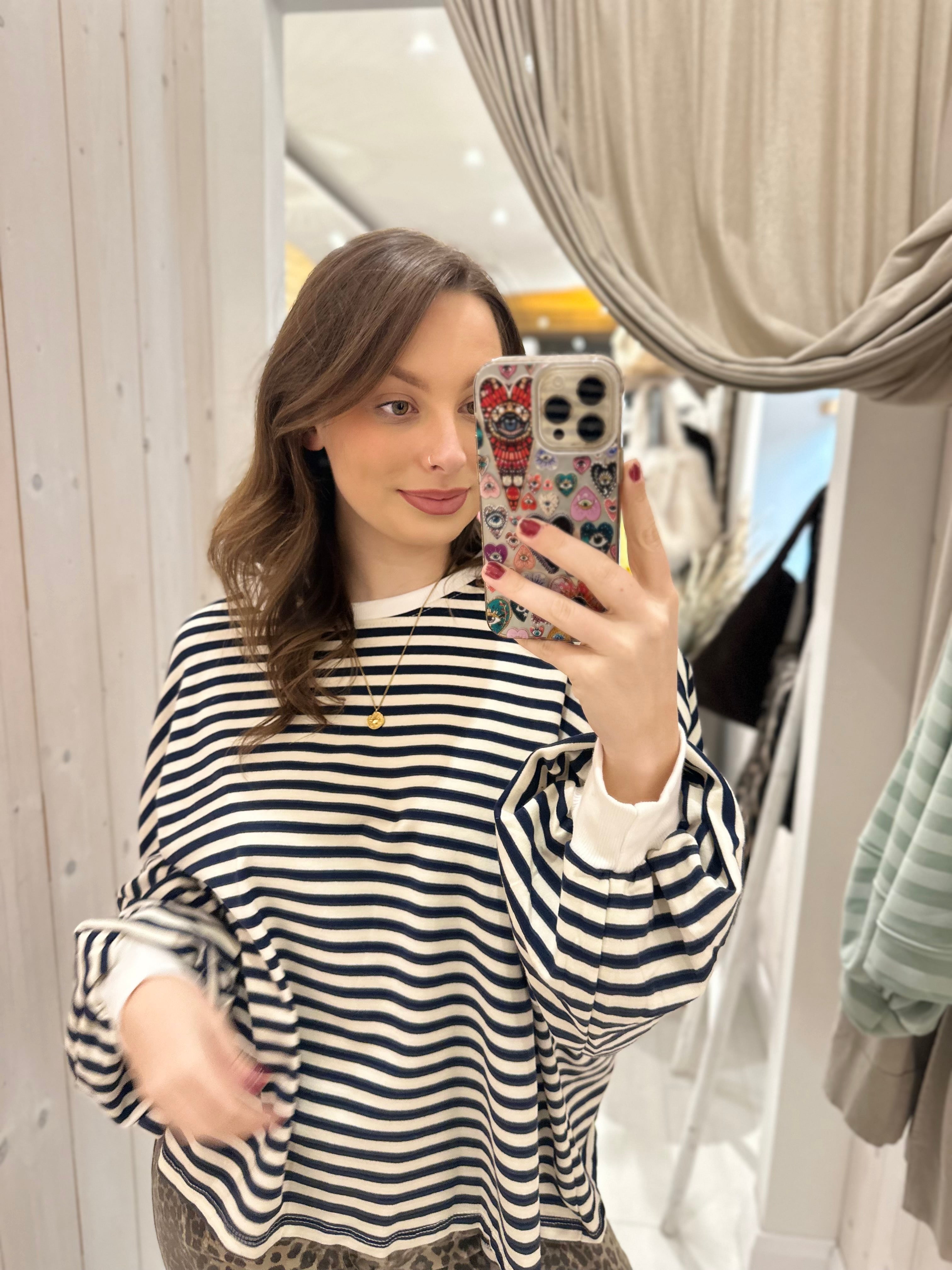 Mariah Striped Sweatshirt
