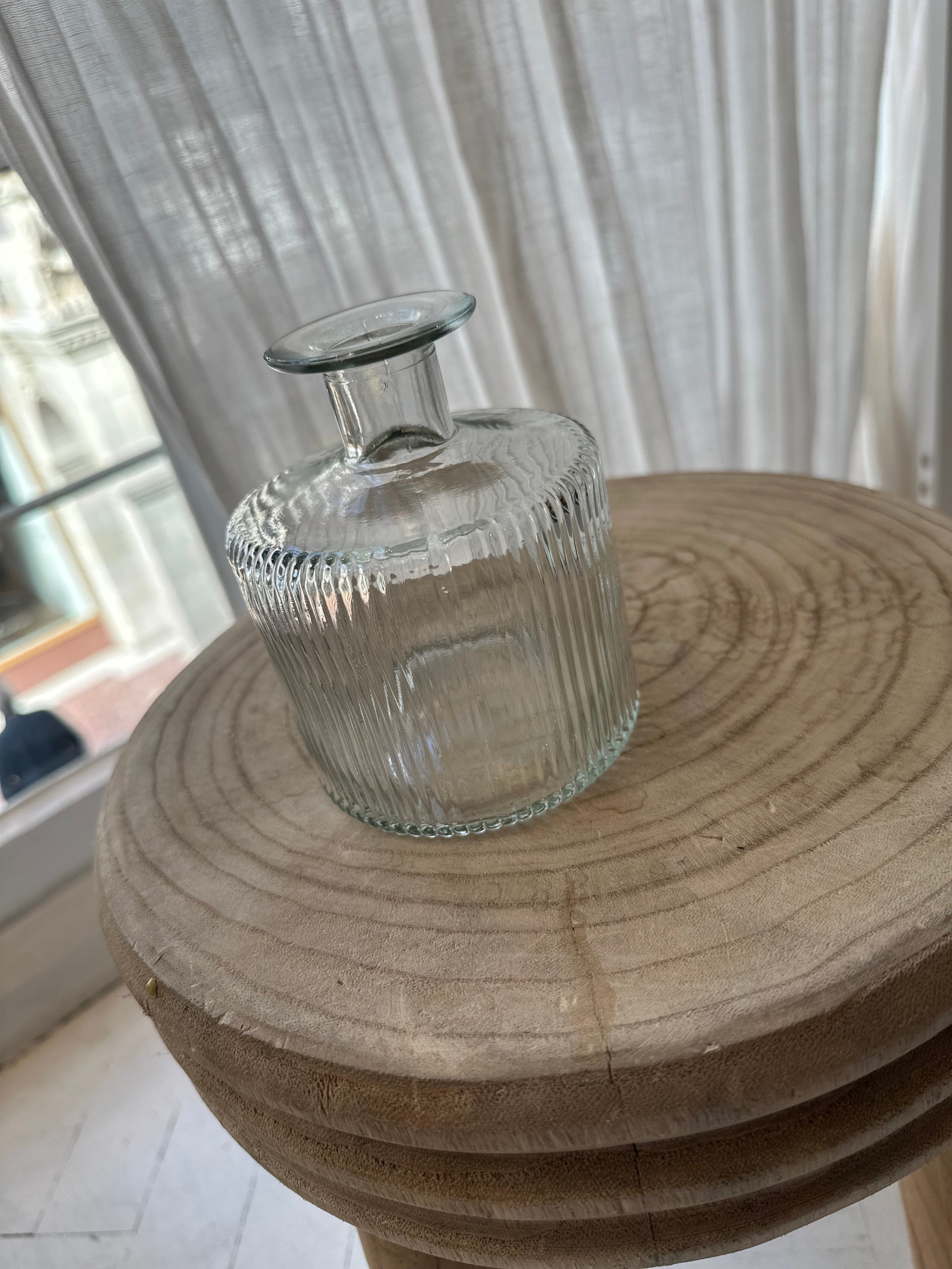 Bottle vase Nico Clear
