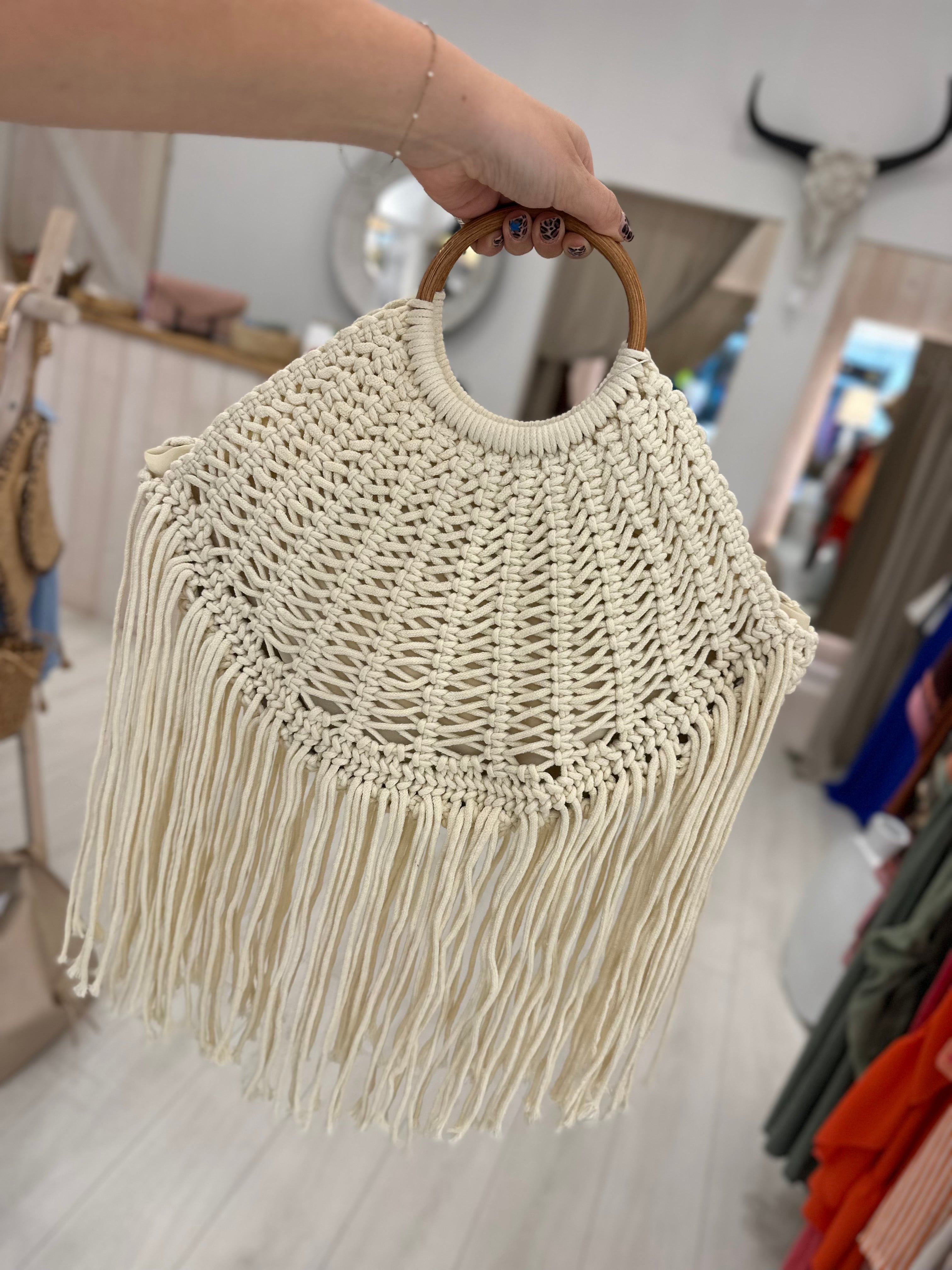 Lucie Tassel Handbag