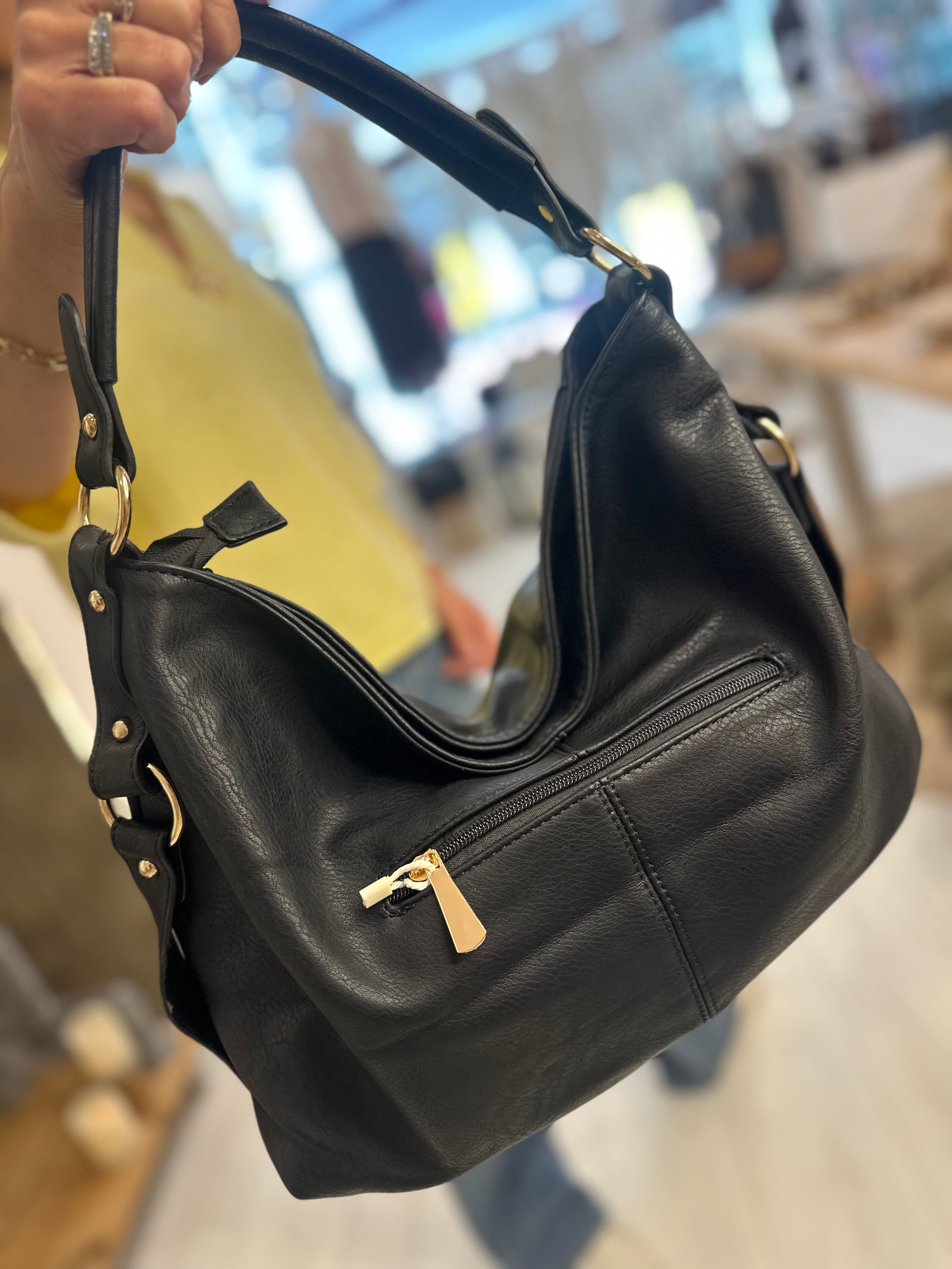 Ffion PU Slouch Shoulder Bag