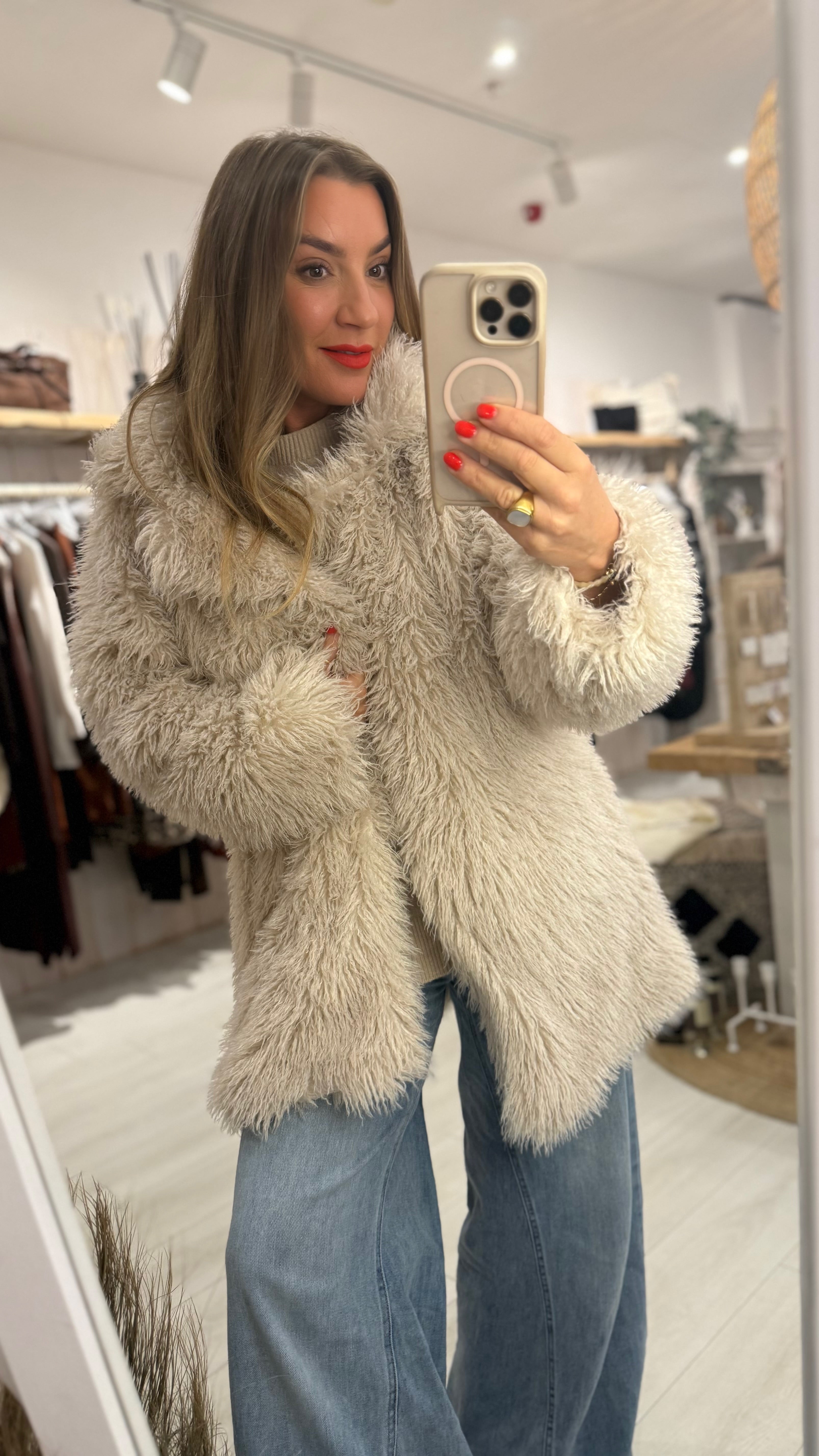 Penelope Faux Fur Coat