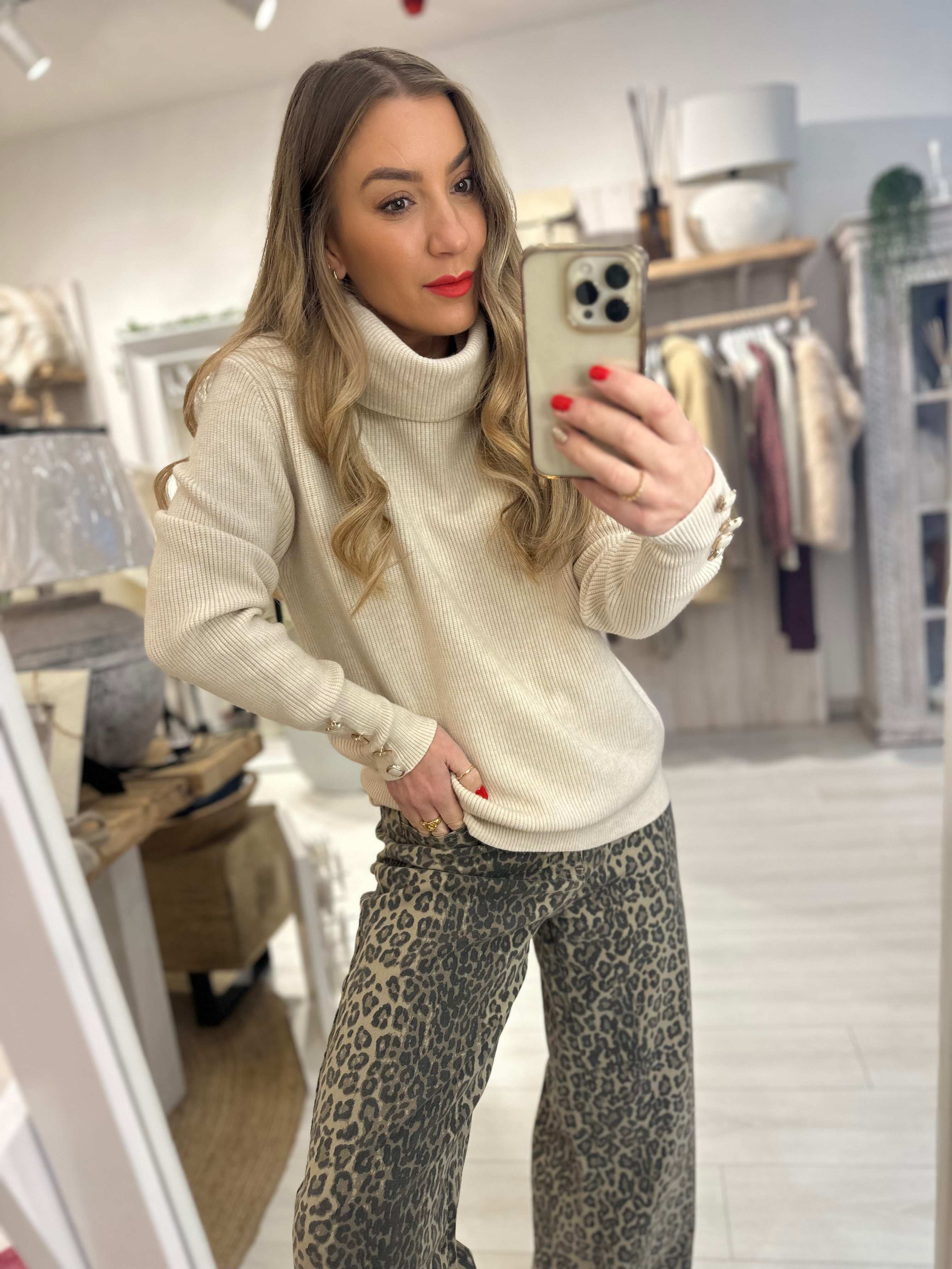 Ricky Roll Neck Jumper