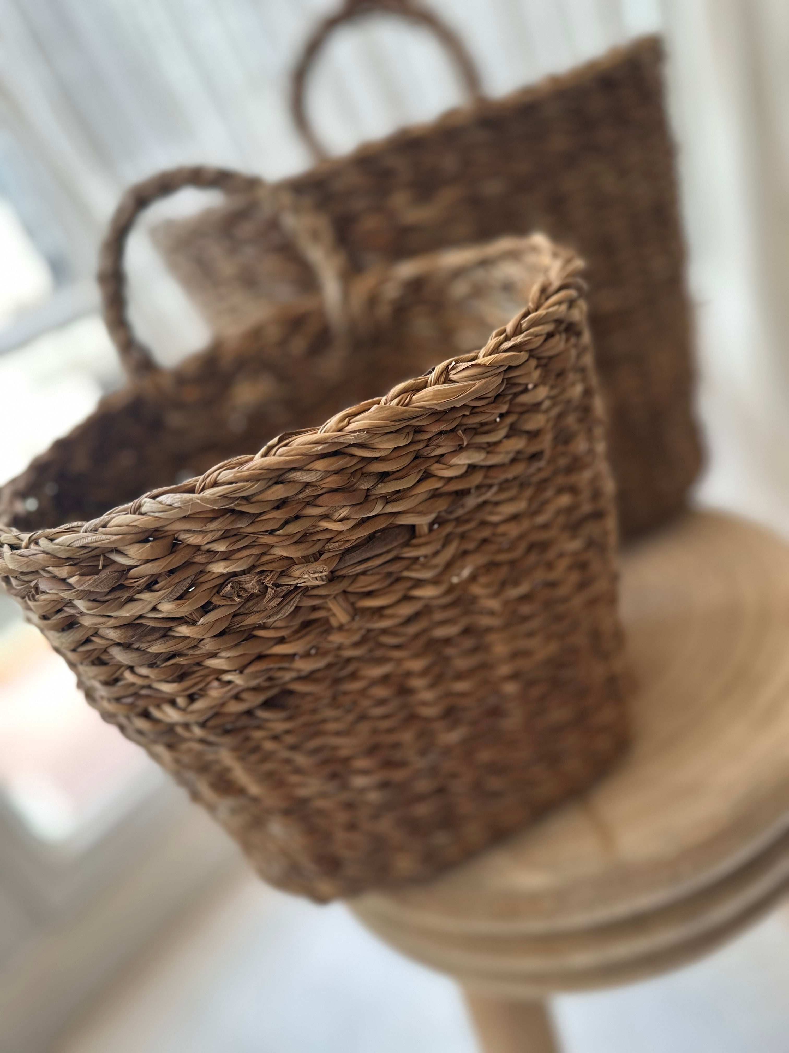 Hogla Oval Wall Basket set of two
