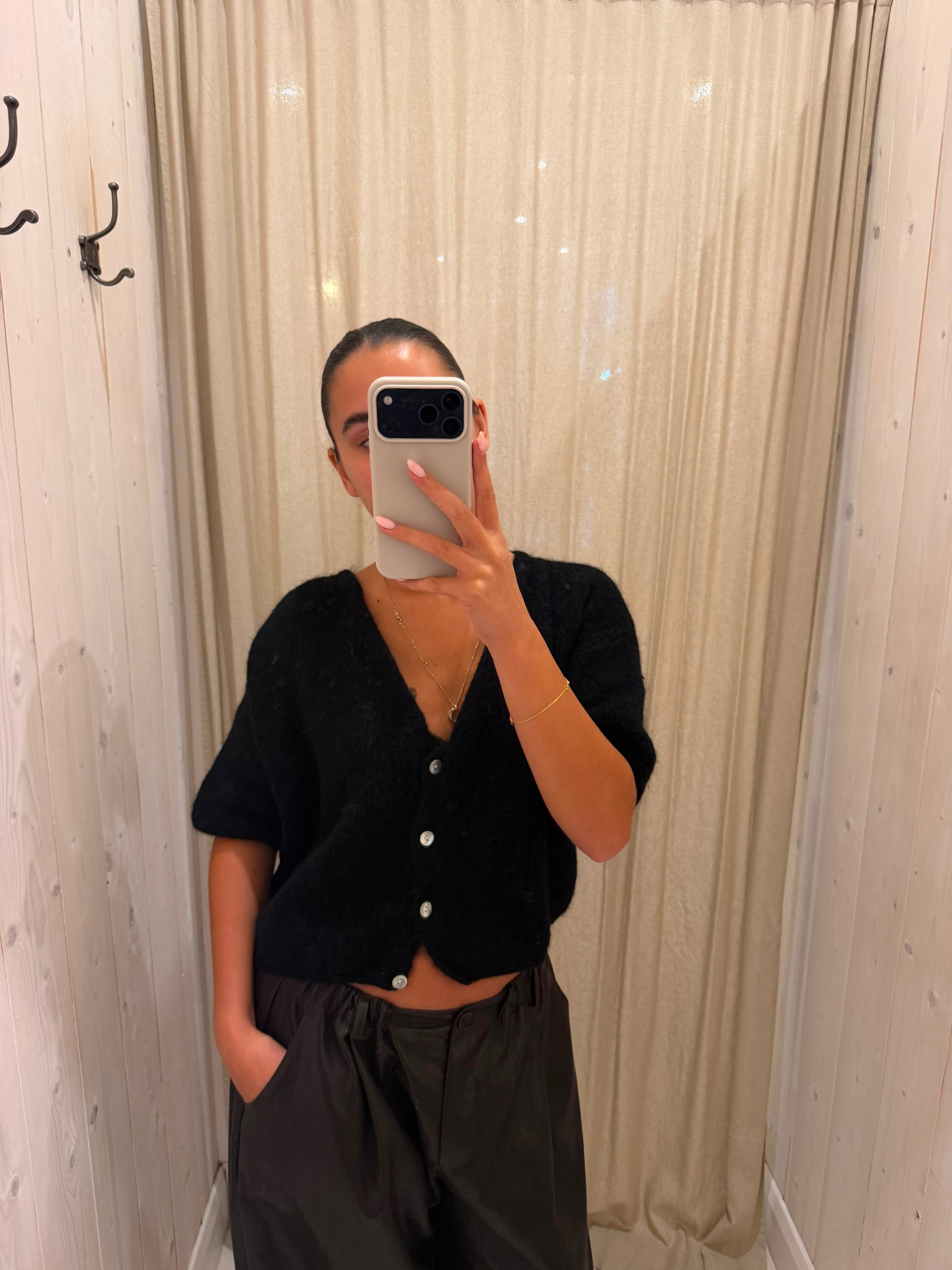 Maddie Mohair Short Sleeved Cardigan