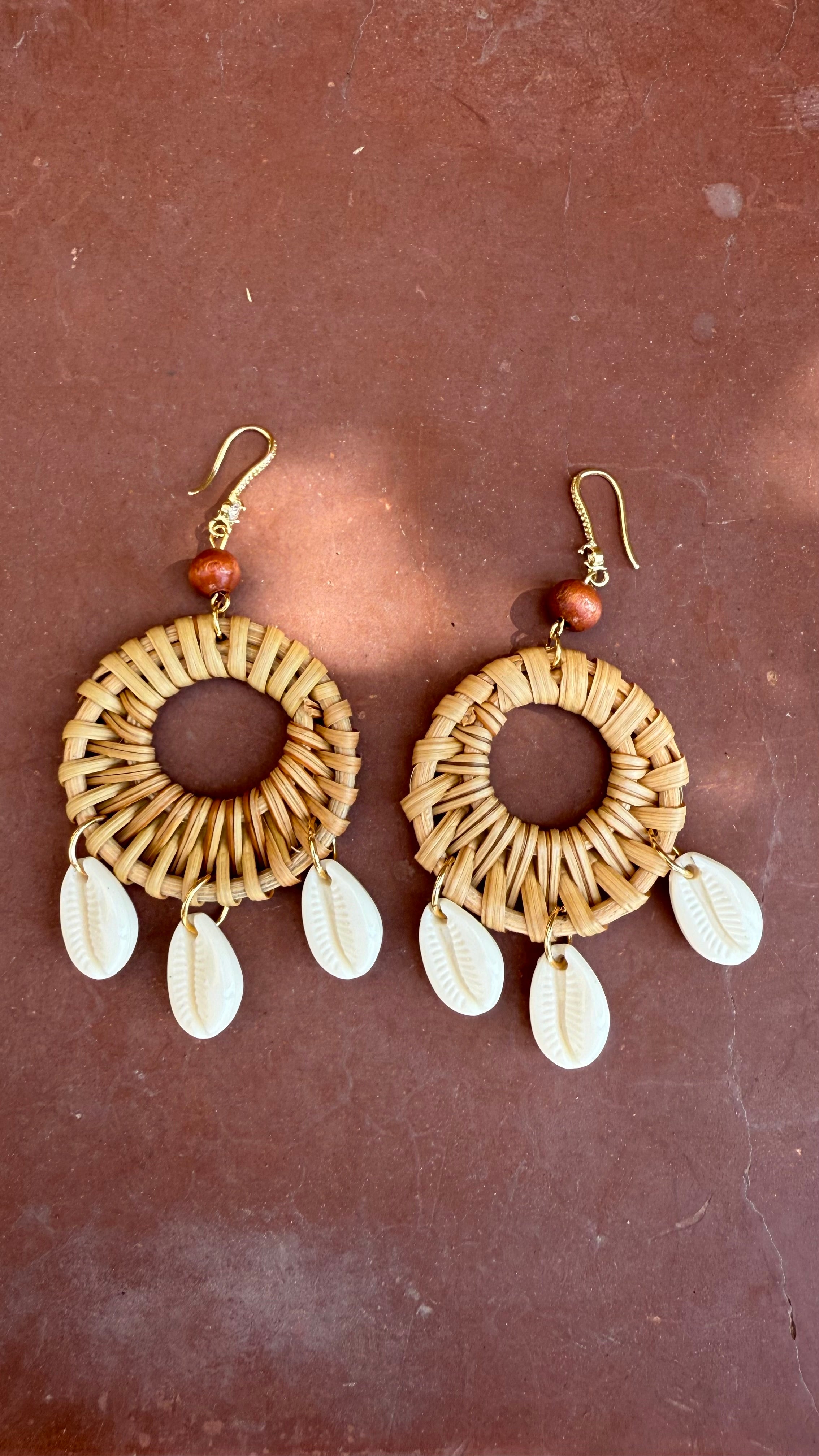 Larla Shell Charm Earrings