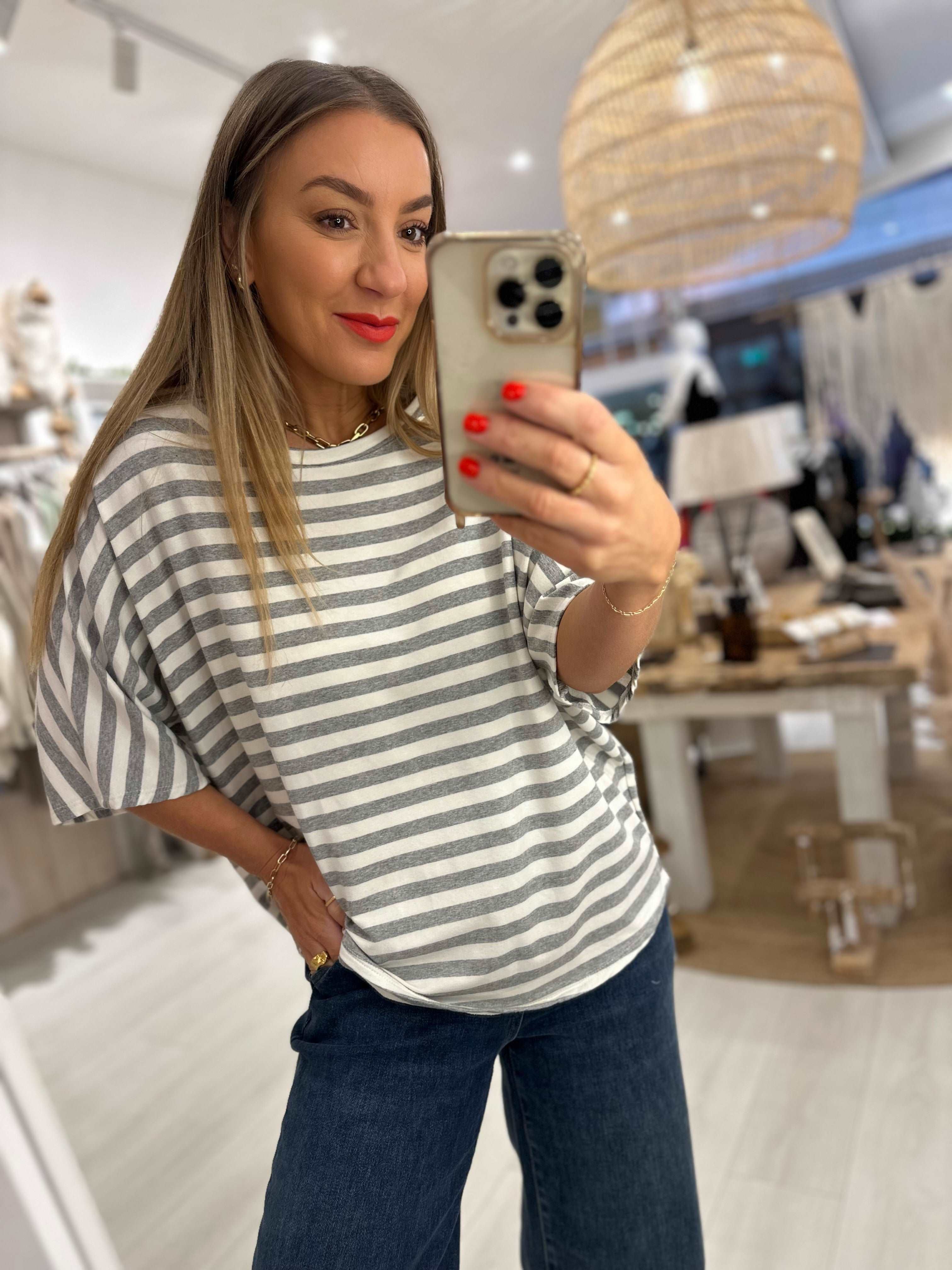 Sylvie Striped Tee