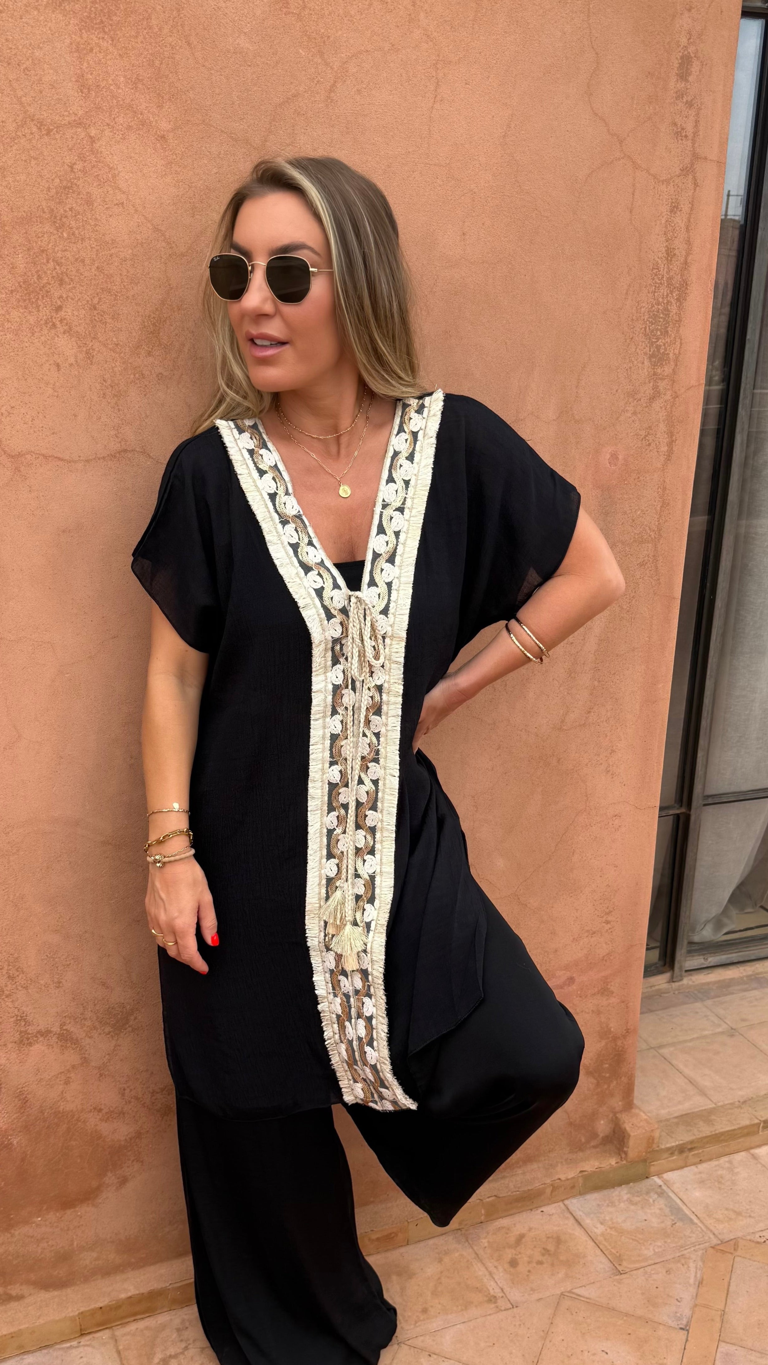 Sadia Kimono Dress