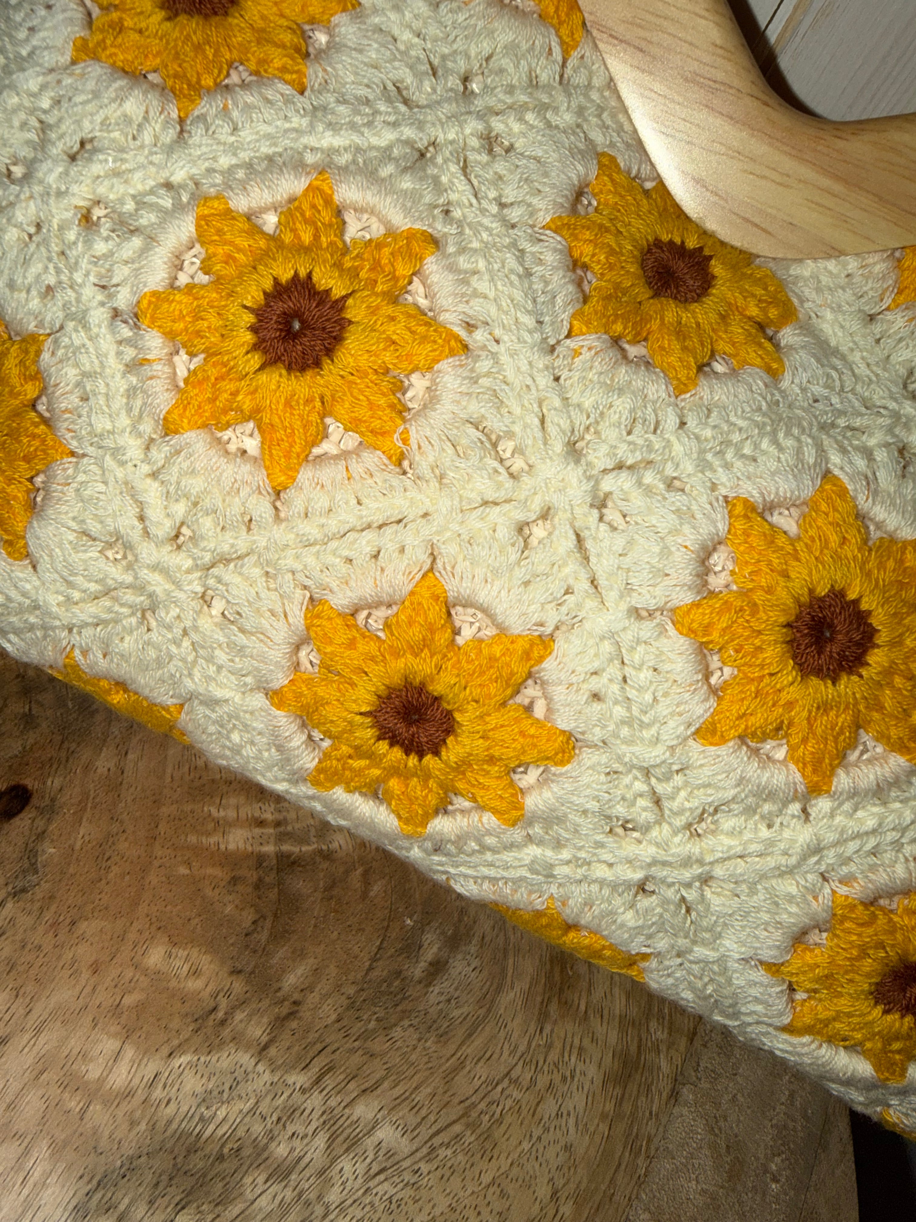 Daisy Crochet Bag