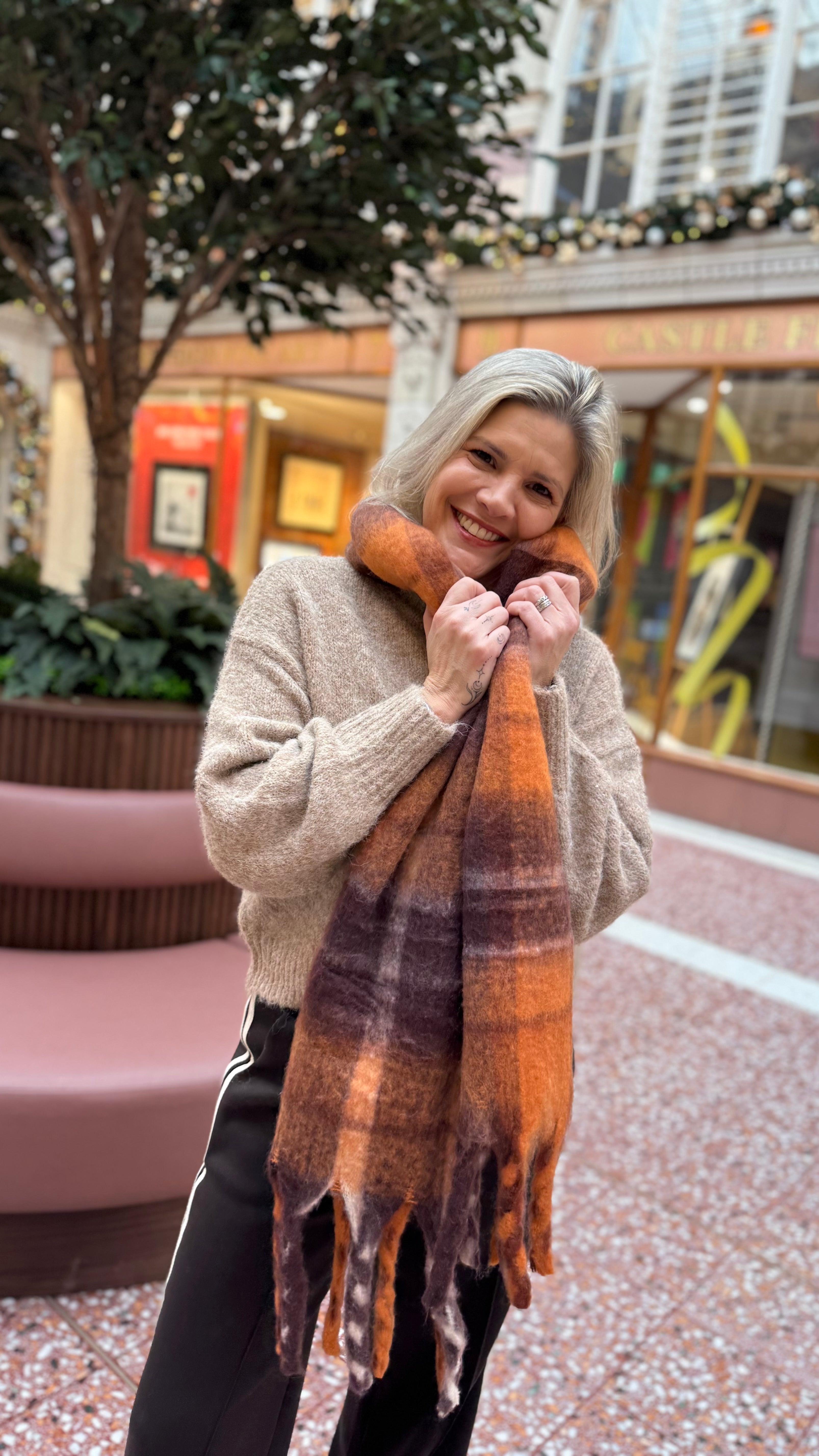 Chunky Scarf - Tartan