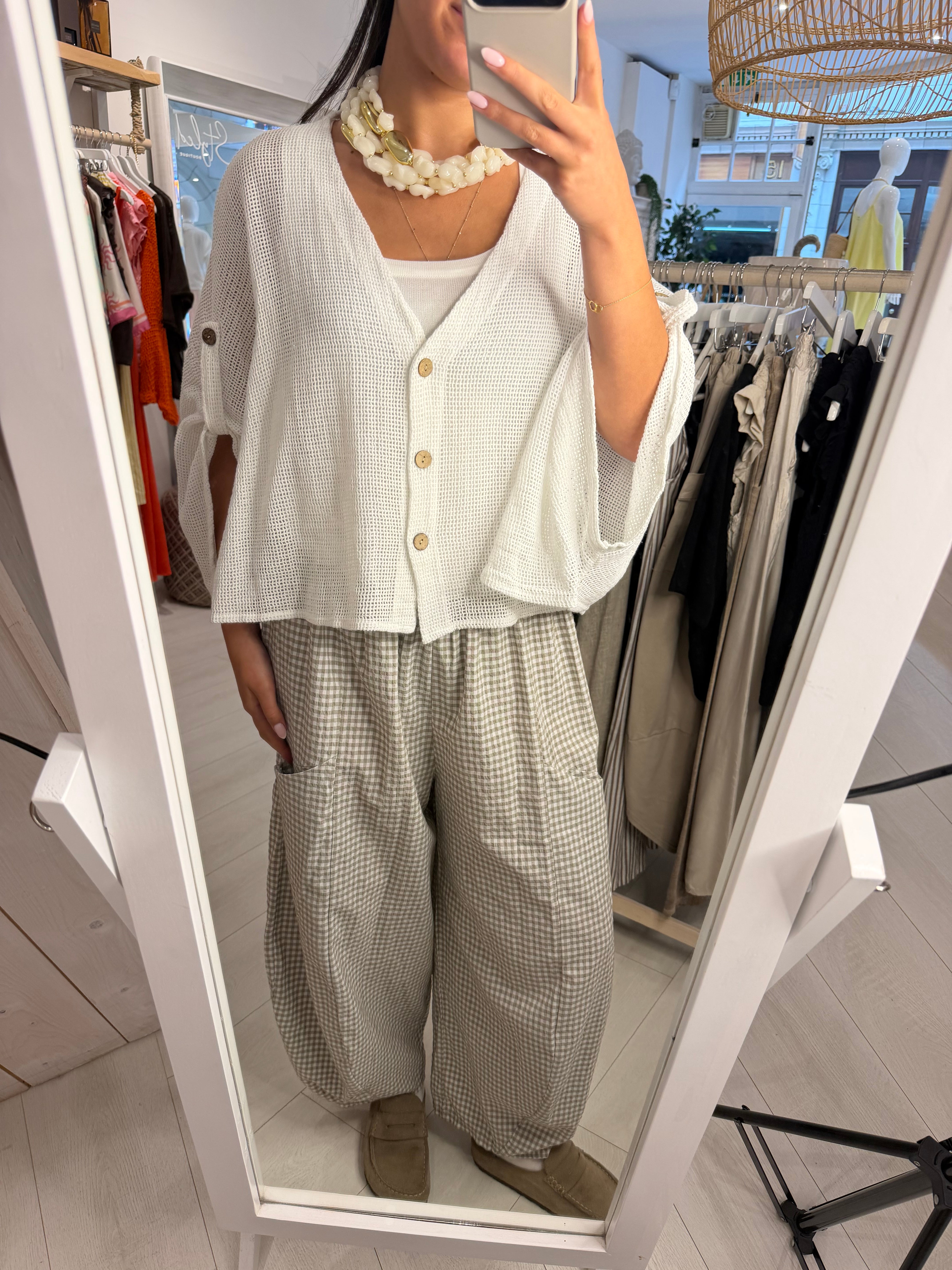 Charli Checkered Trousers