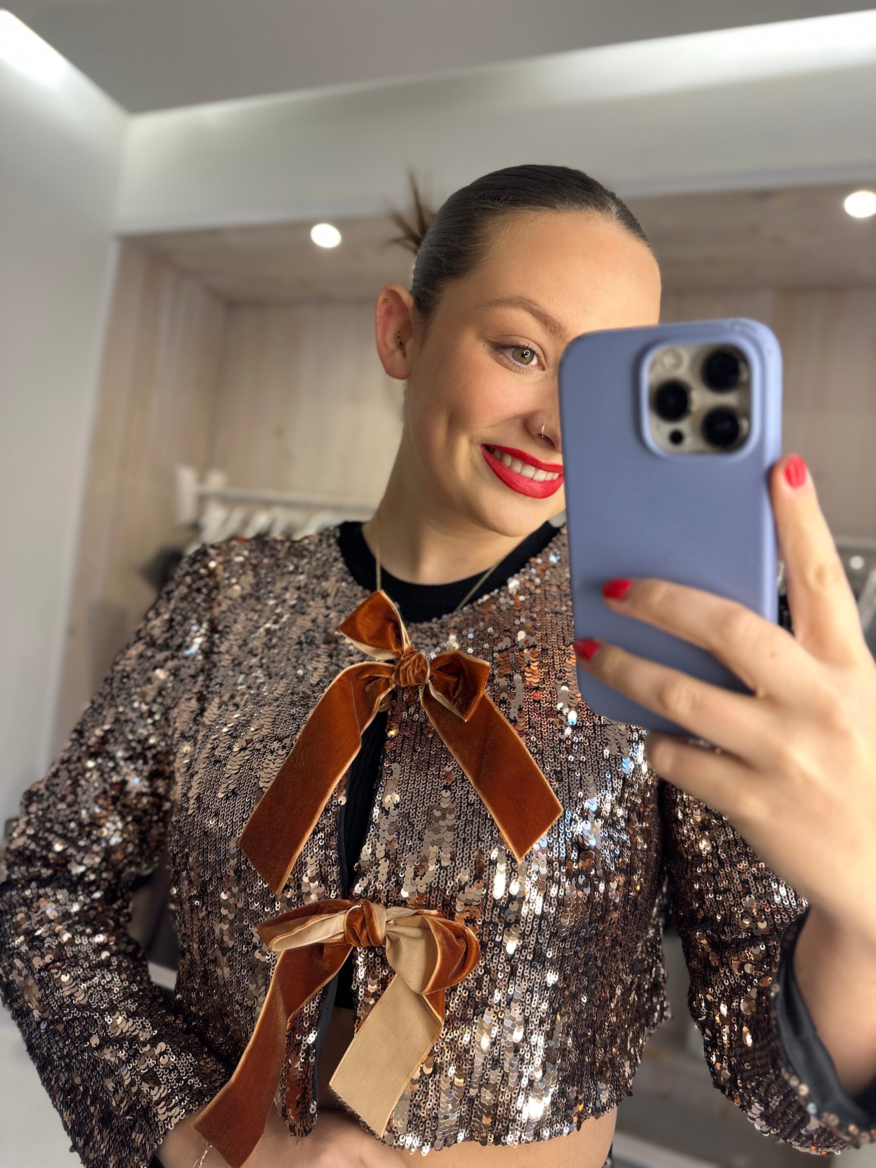 Bonny Sequin Cardigan