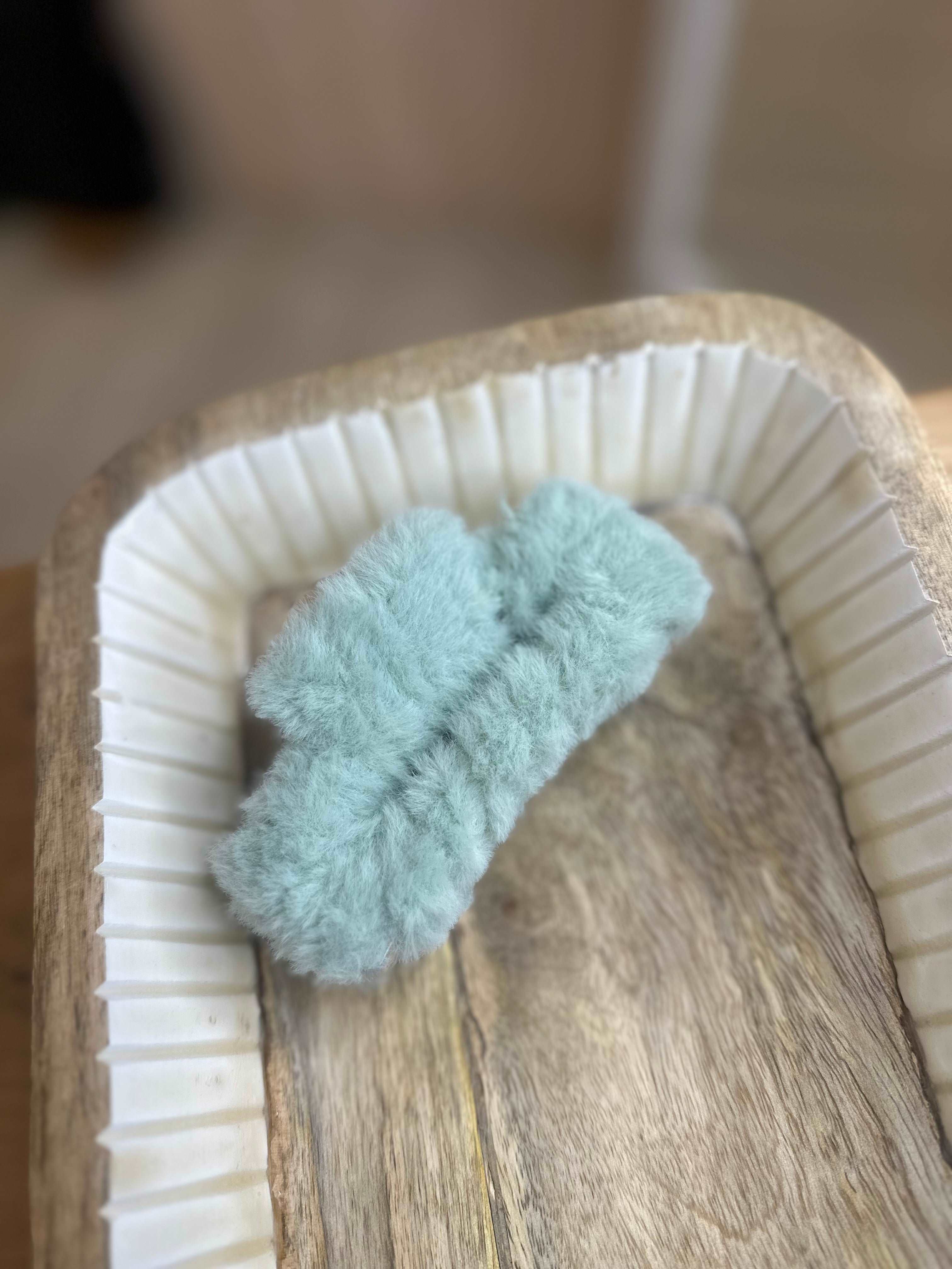 Faux Fur Claw Clip