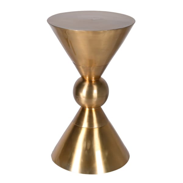 Brass Waisted Side Table