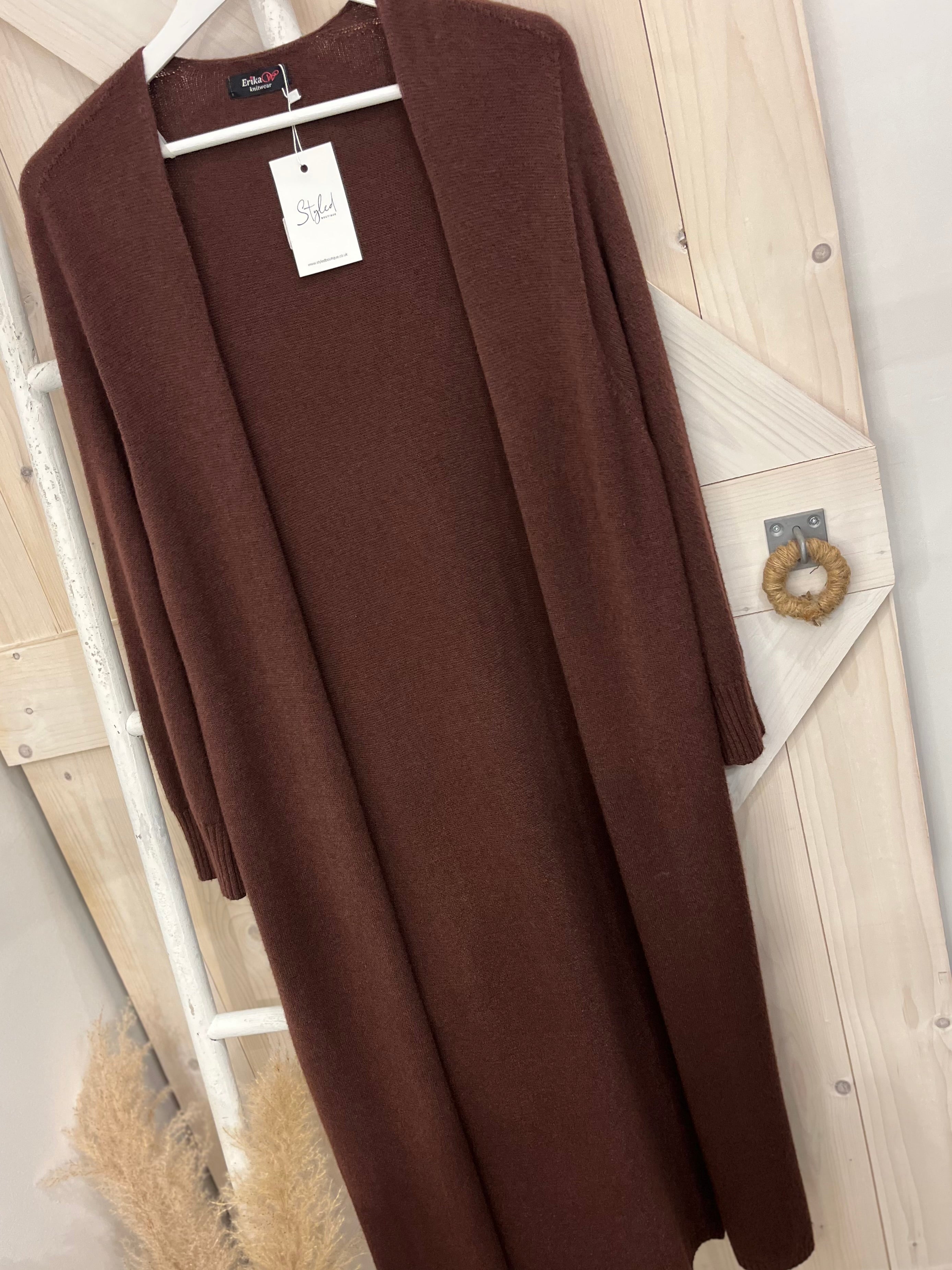 Luxe Open Long Cardigan