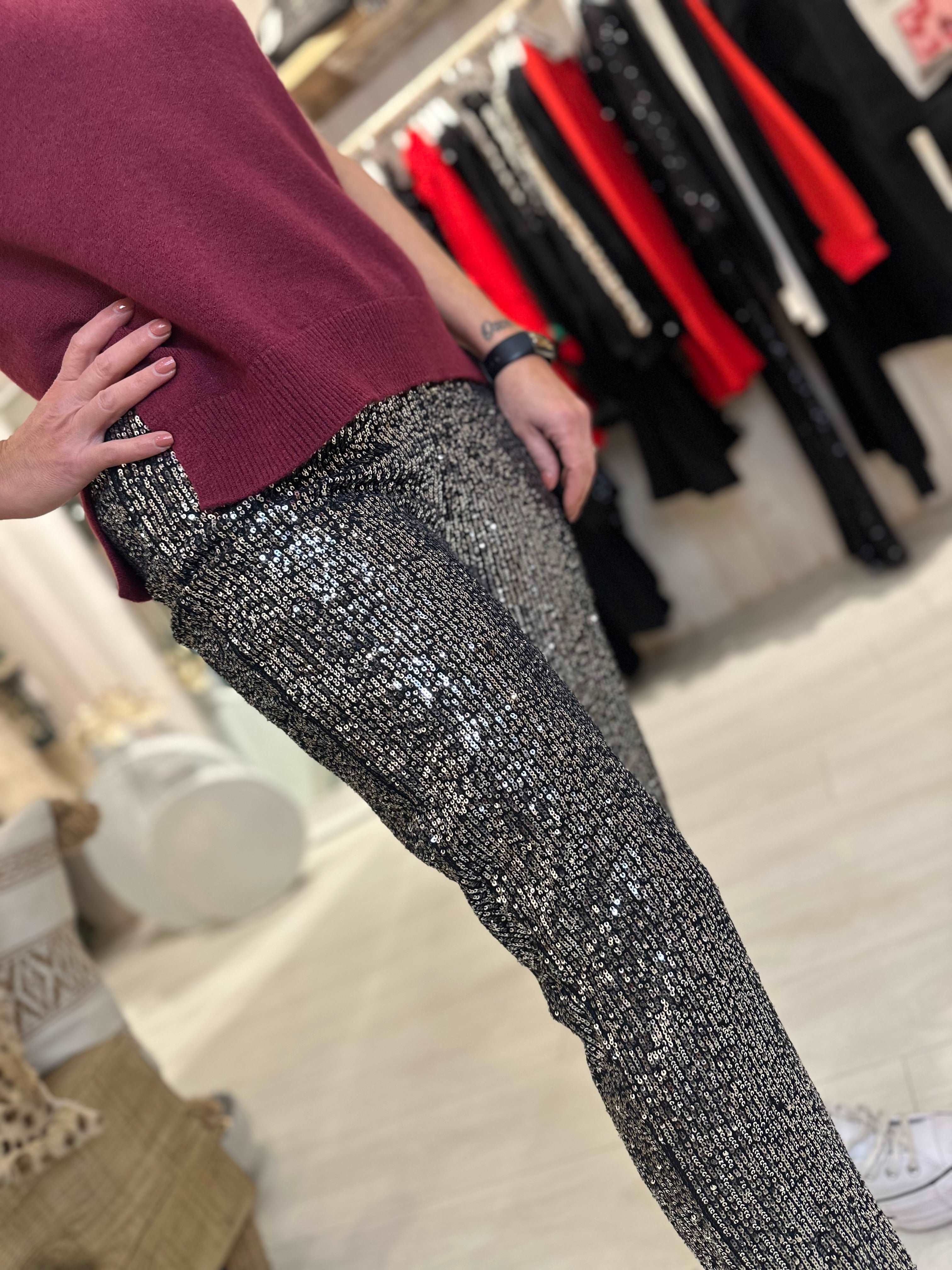 Selena Sequin Jogger