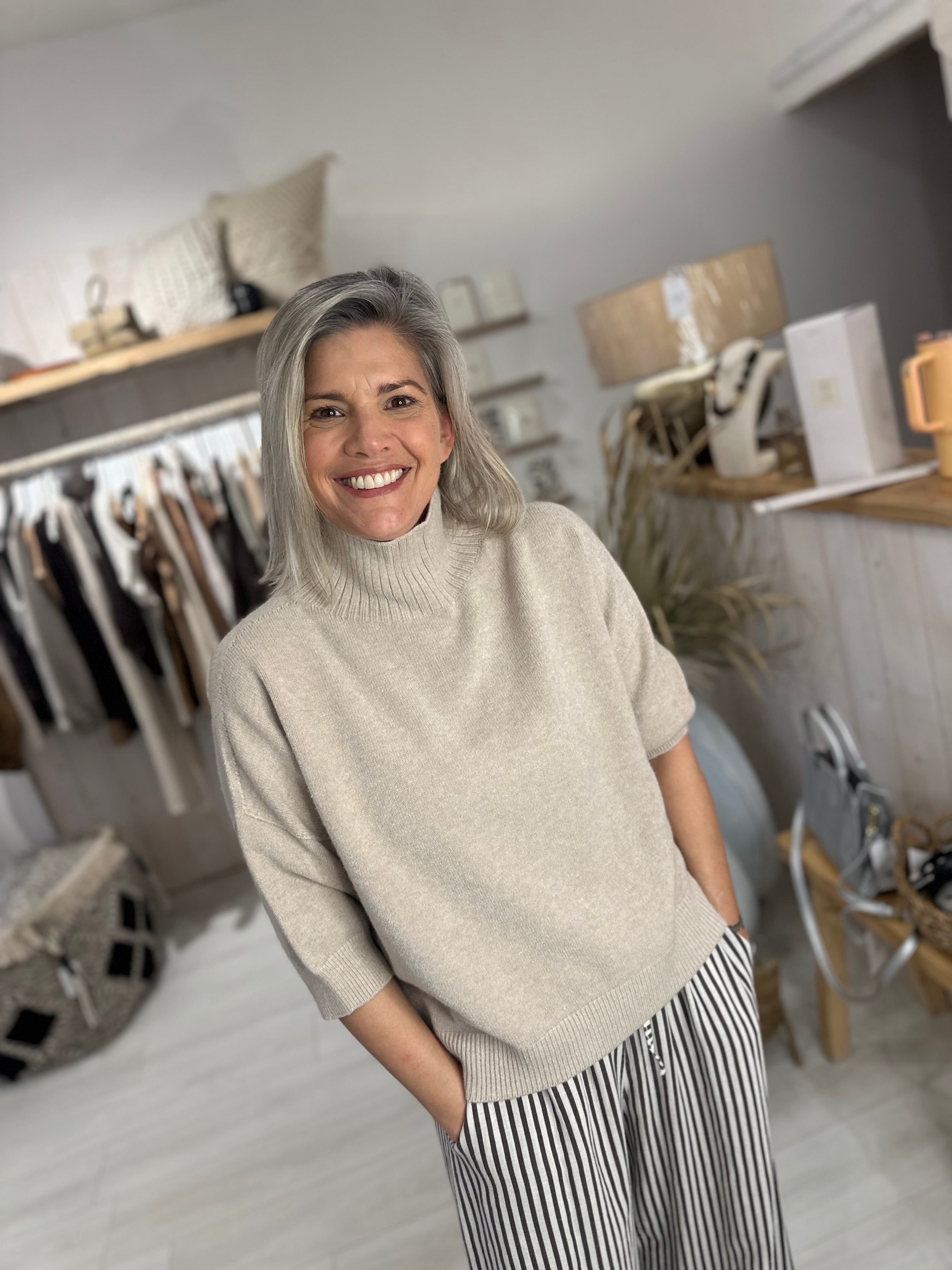 Luxe Eliza Turtle Neck Knit