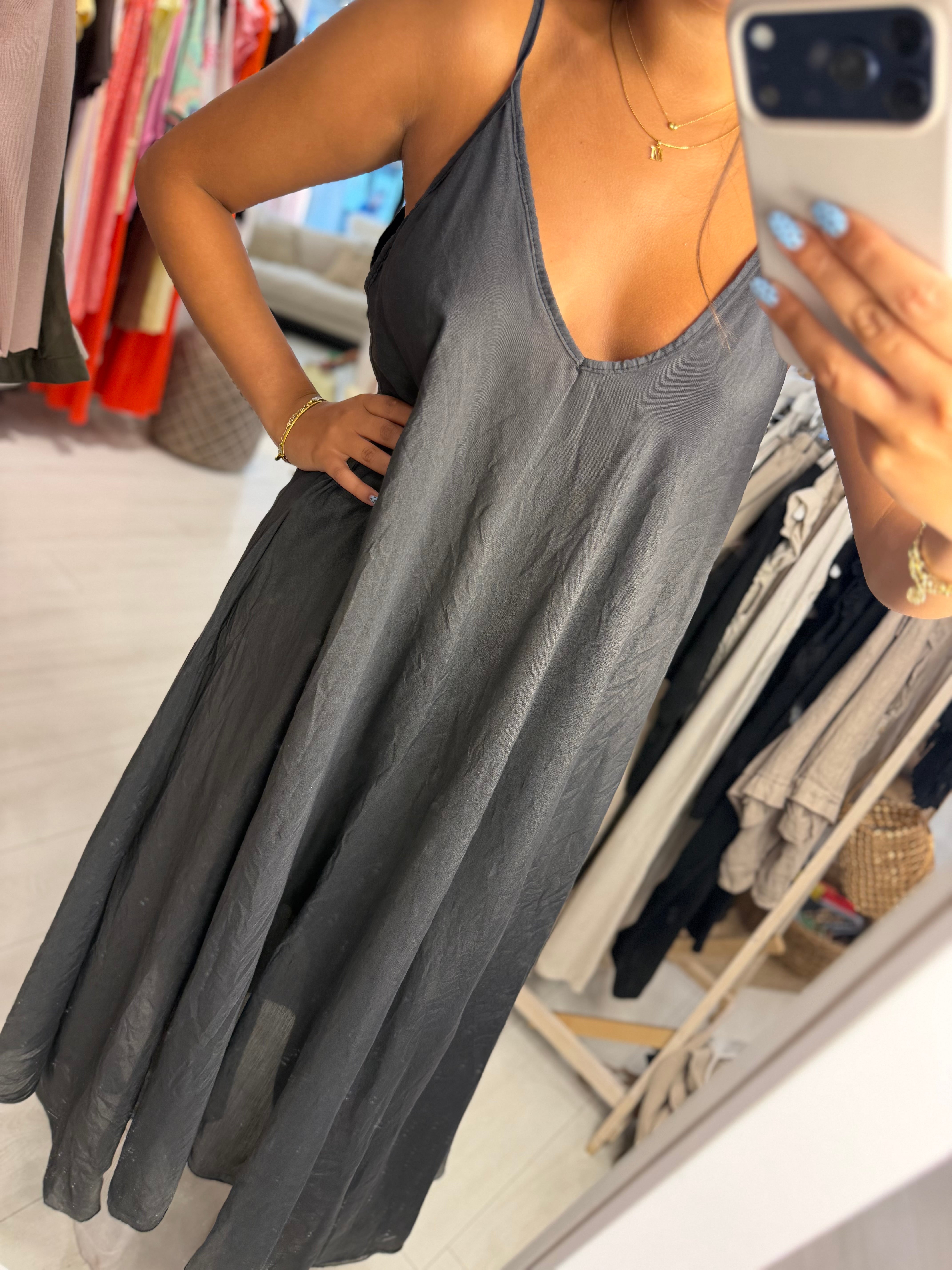 Tilly Bead Strap Maxi Dress