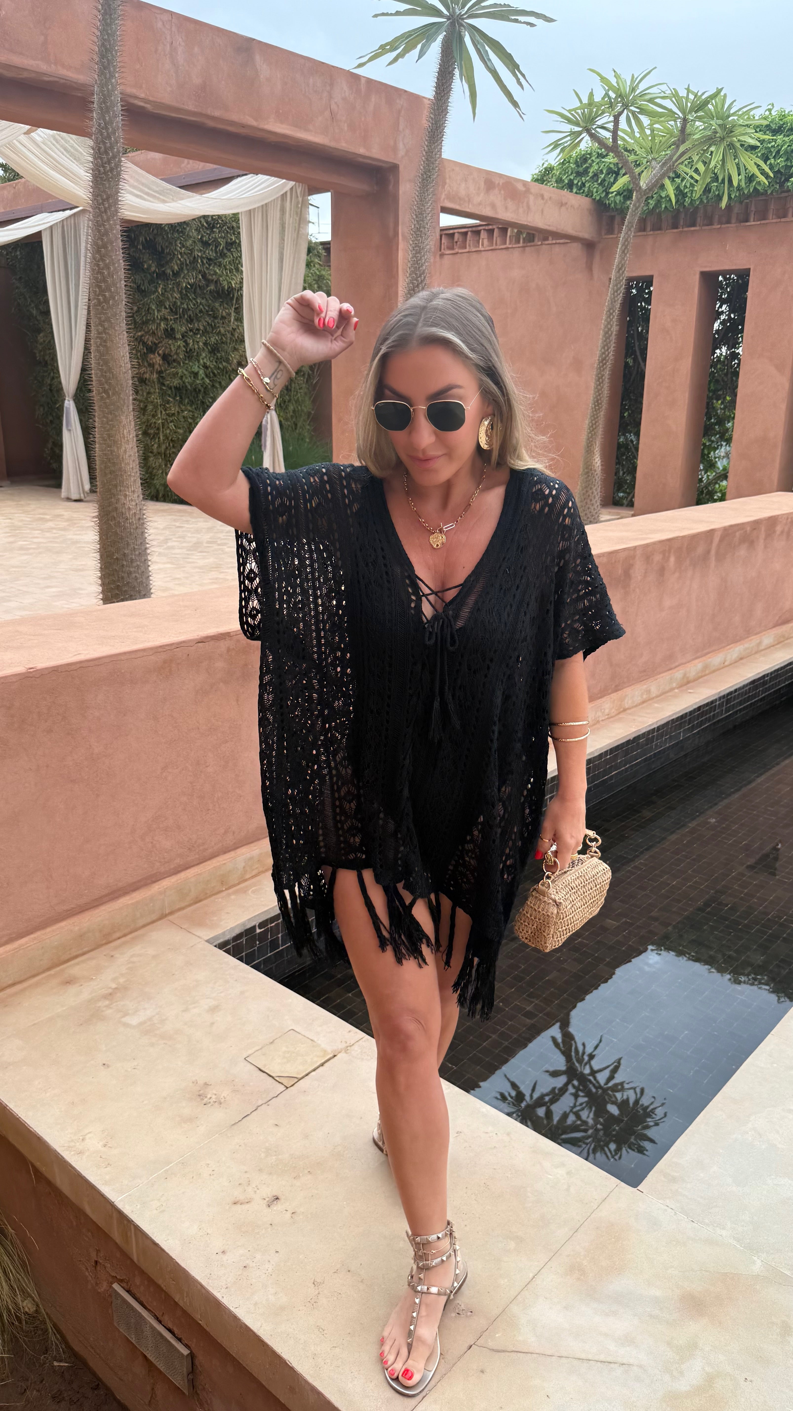 Samia Crochet Kimono